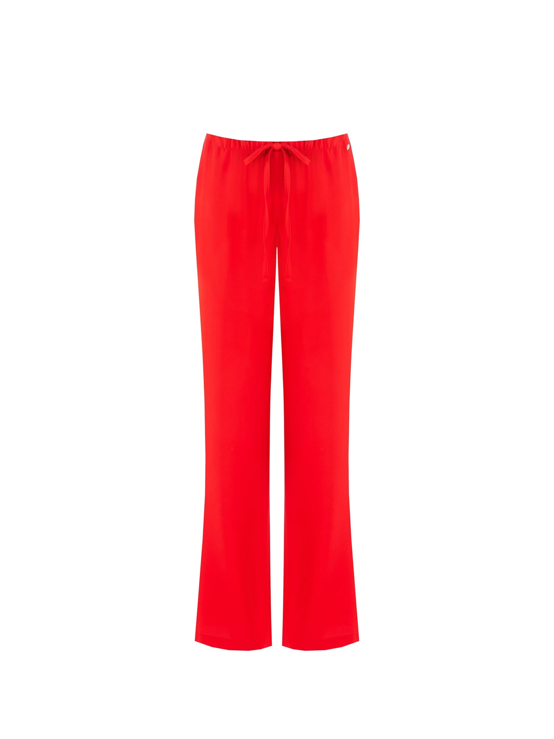 Pantaloni Palazzo In Tessuto Fluido Con Coulisse In Vita Rinascimento