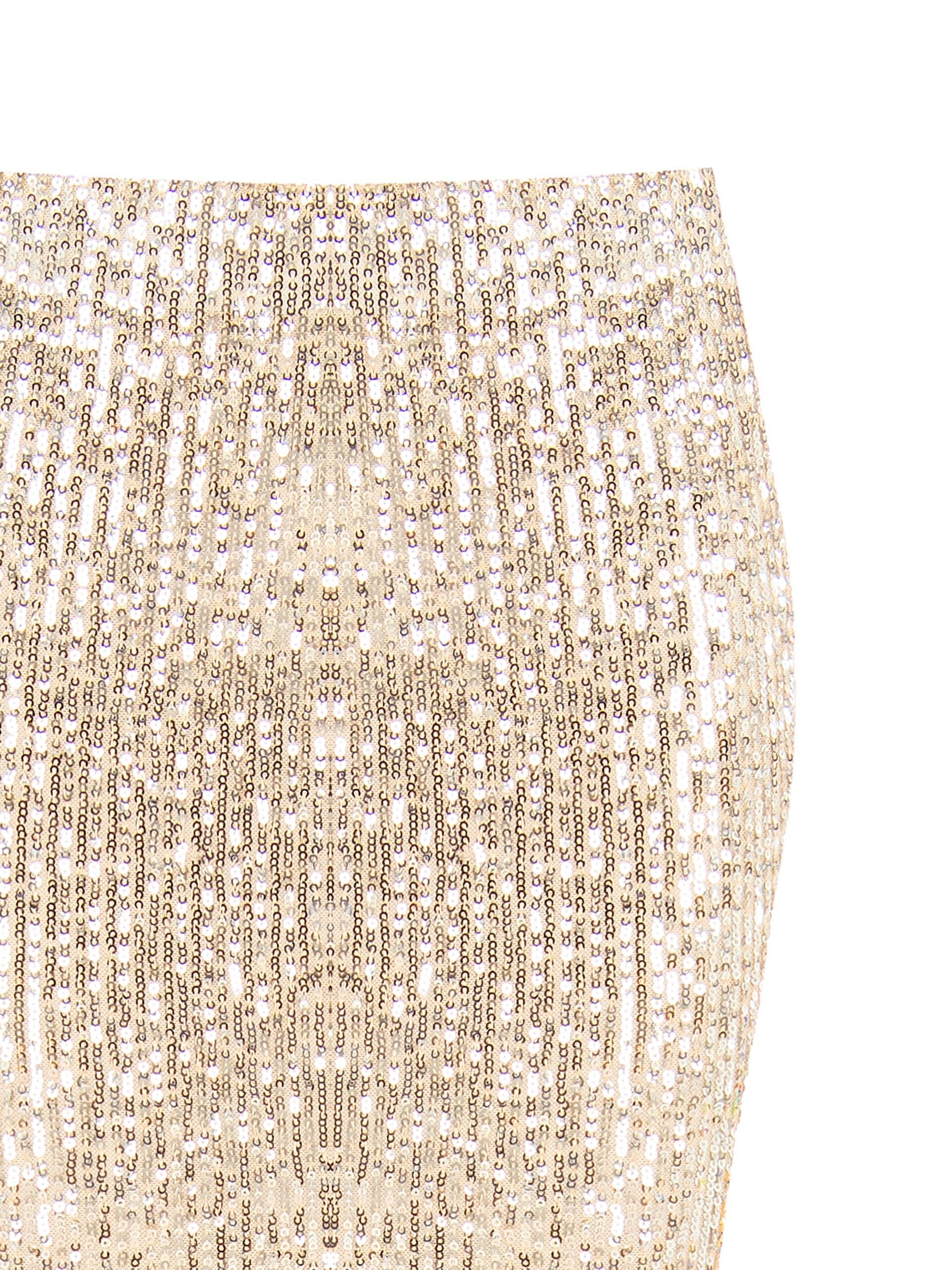 Gonna A Tubino Ricoperta Di Paillettes Rinascimento