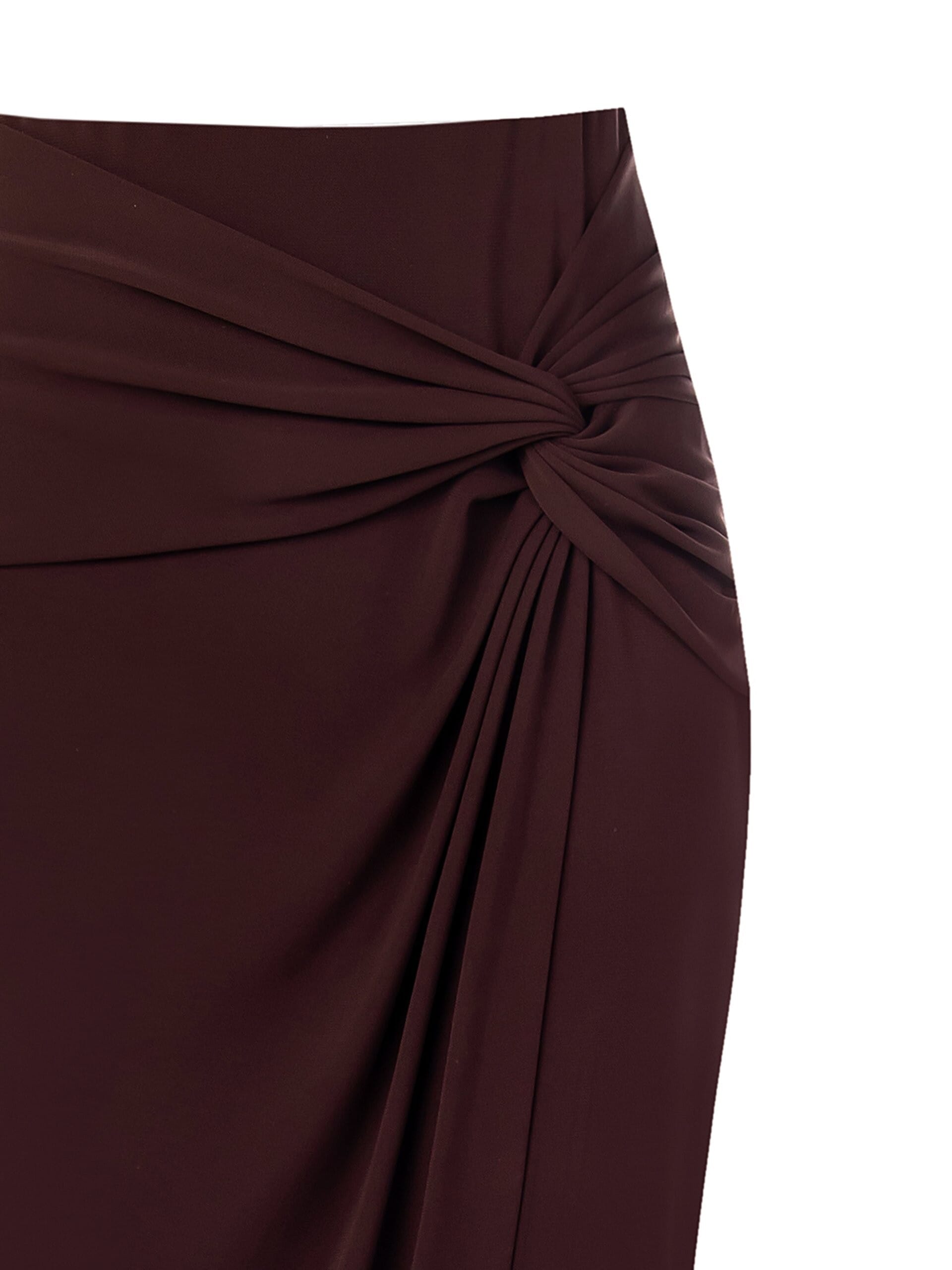 Gonna A Tubino In Maglina Con Torchon Rinascimento