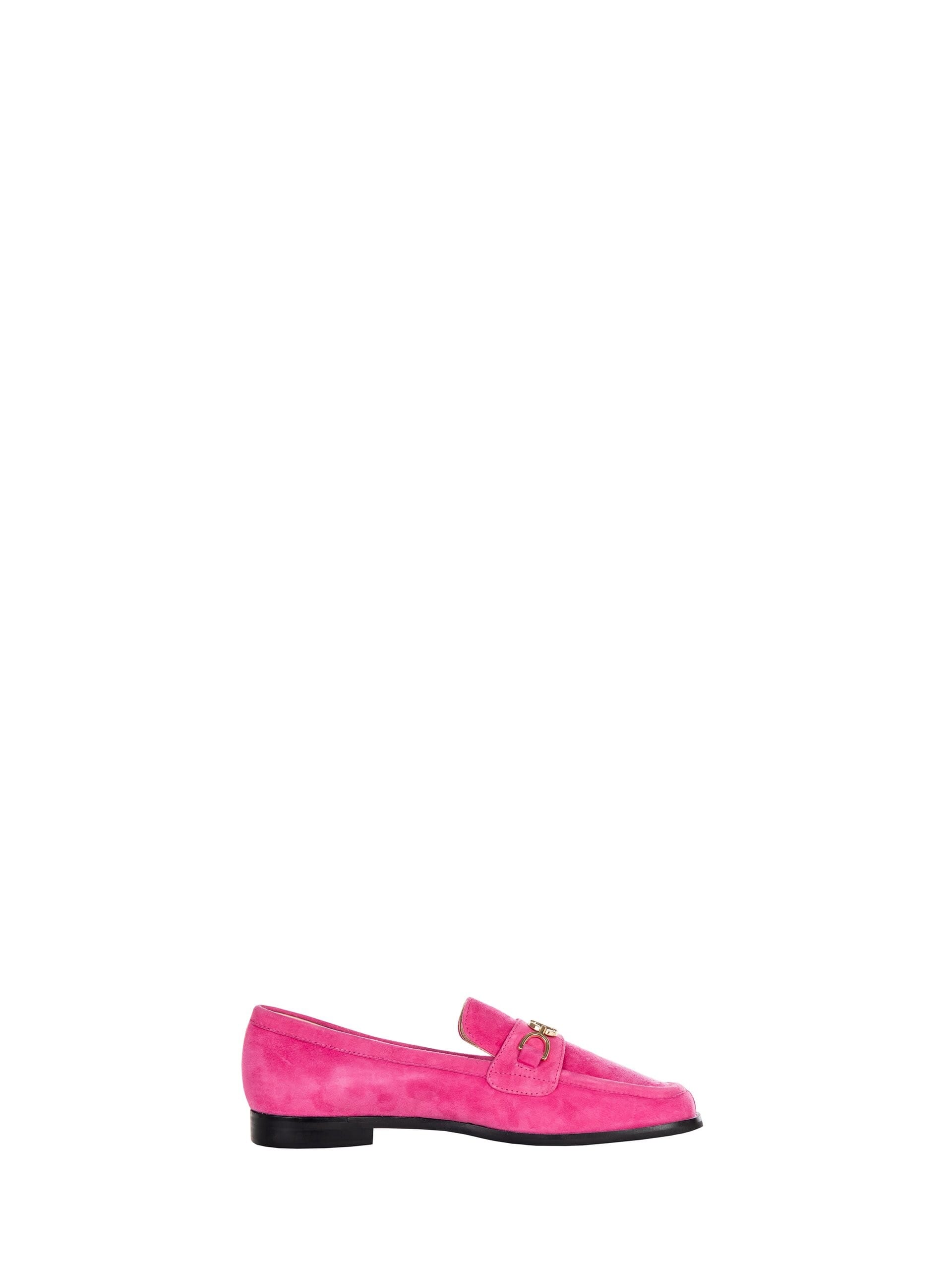 Mocassini In Simil Camoscio Con Finitura Logo RR In Metallo Rinascimento