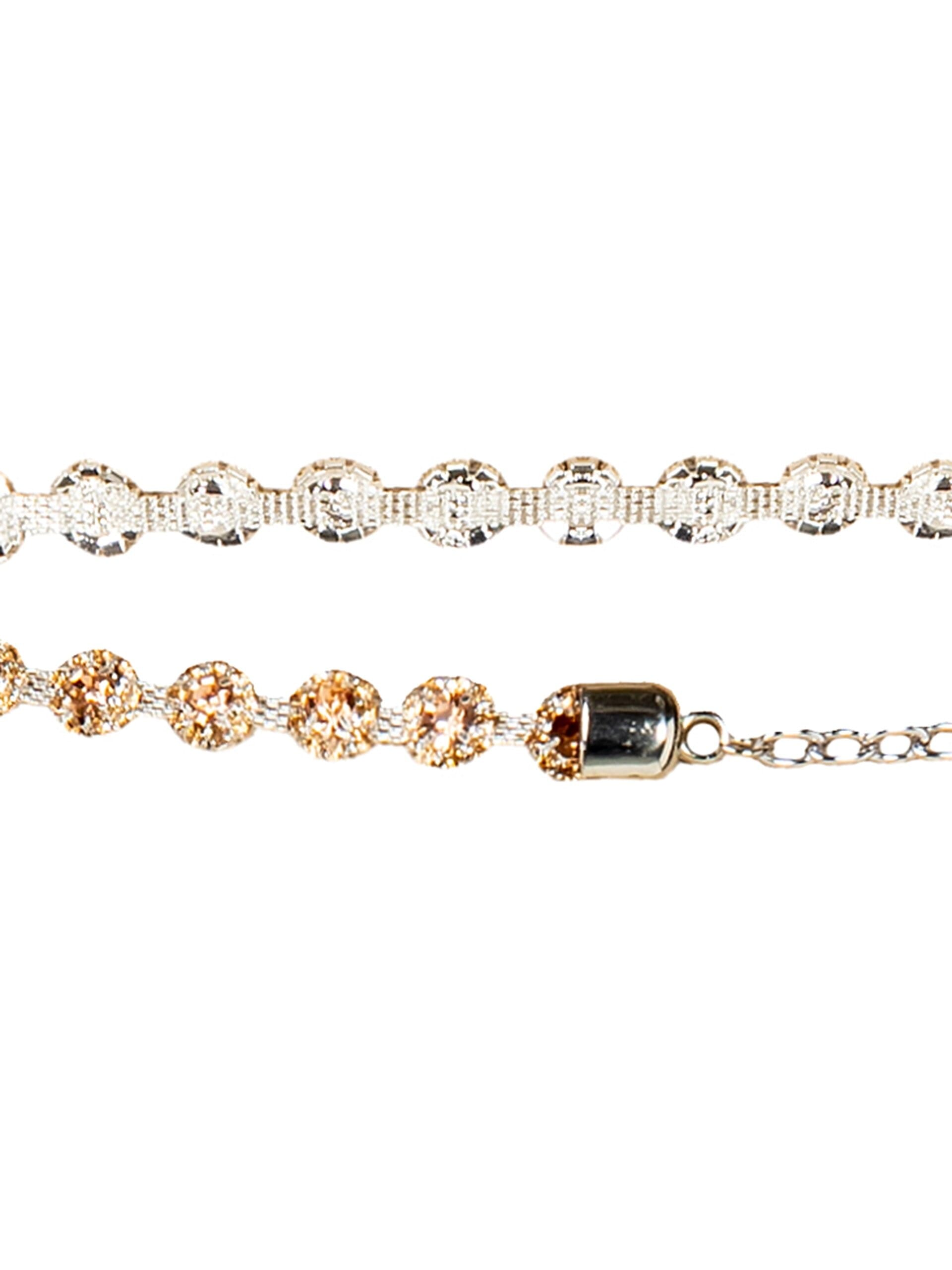 Cintura Gioiello Sottile Regolabile Con Strass Rinascimento