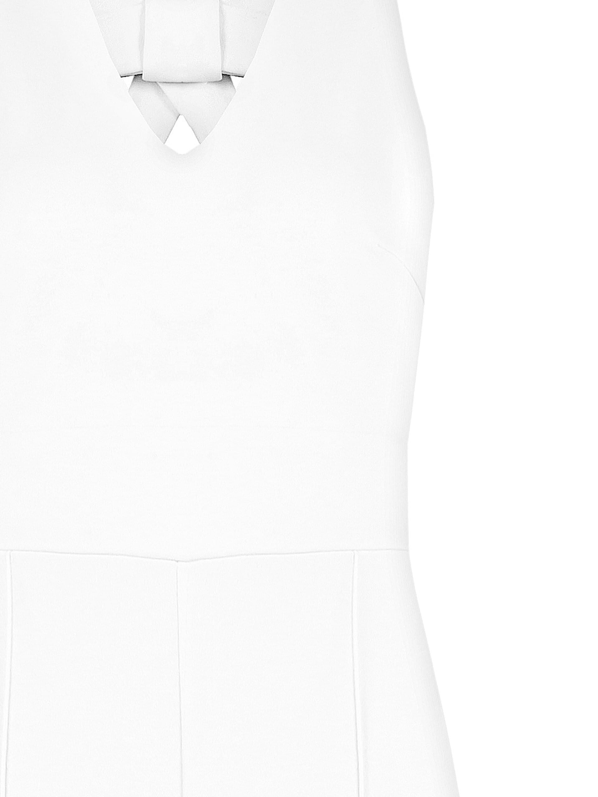 Tuta Intera Dritta In Scuba Crepe Con Fiocco Dietro Rinascimento