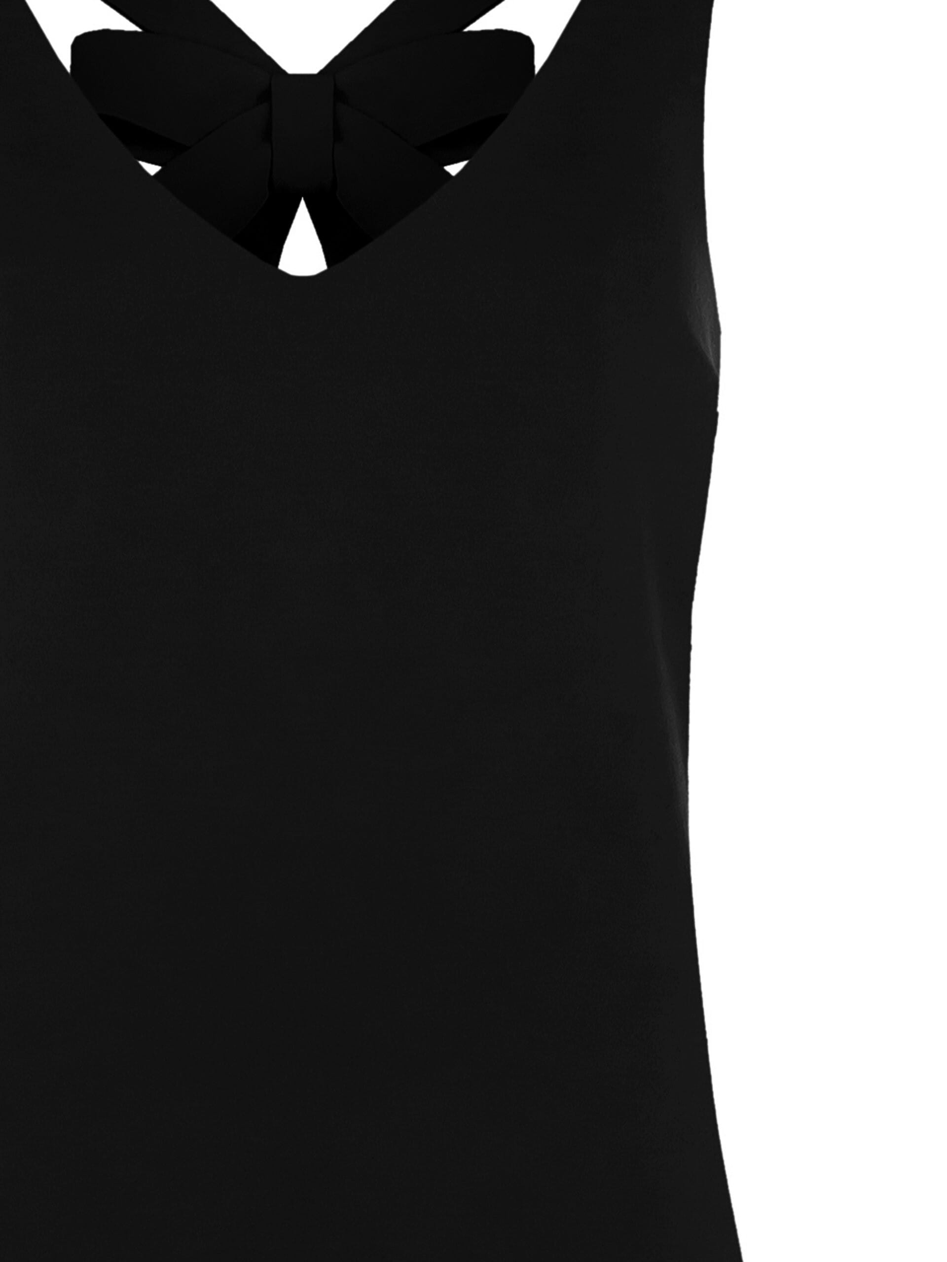 Abito Corto A Trapezio In Scuba Crepe Con Fiocco Dietro Rinascimento