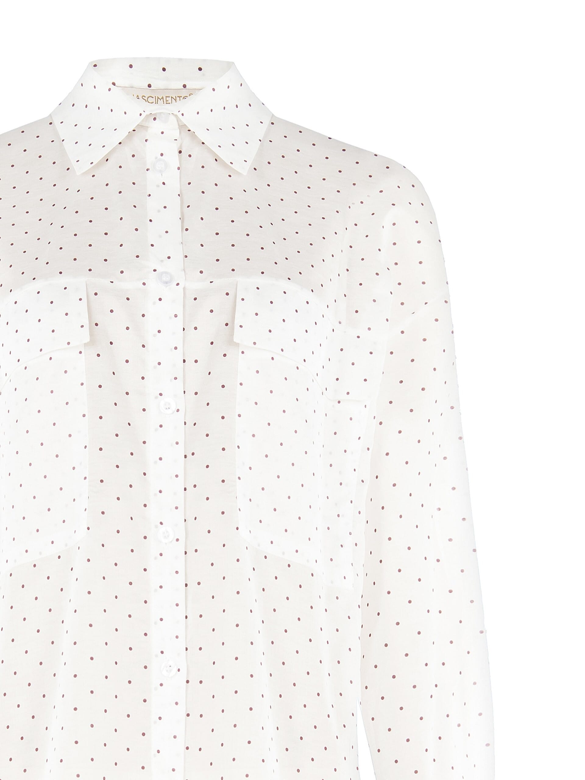 Chemise ample en tissu léger avec poches Rinascimento