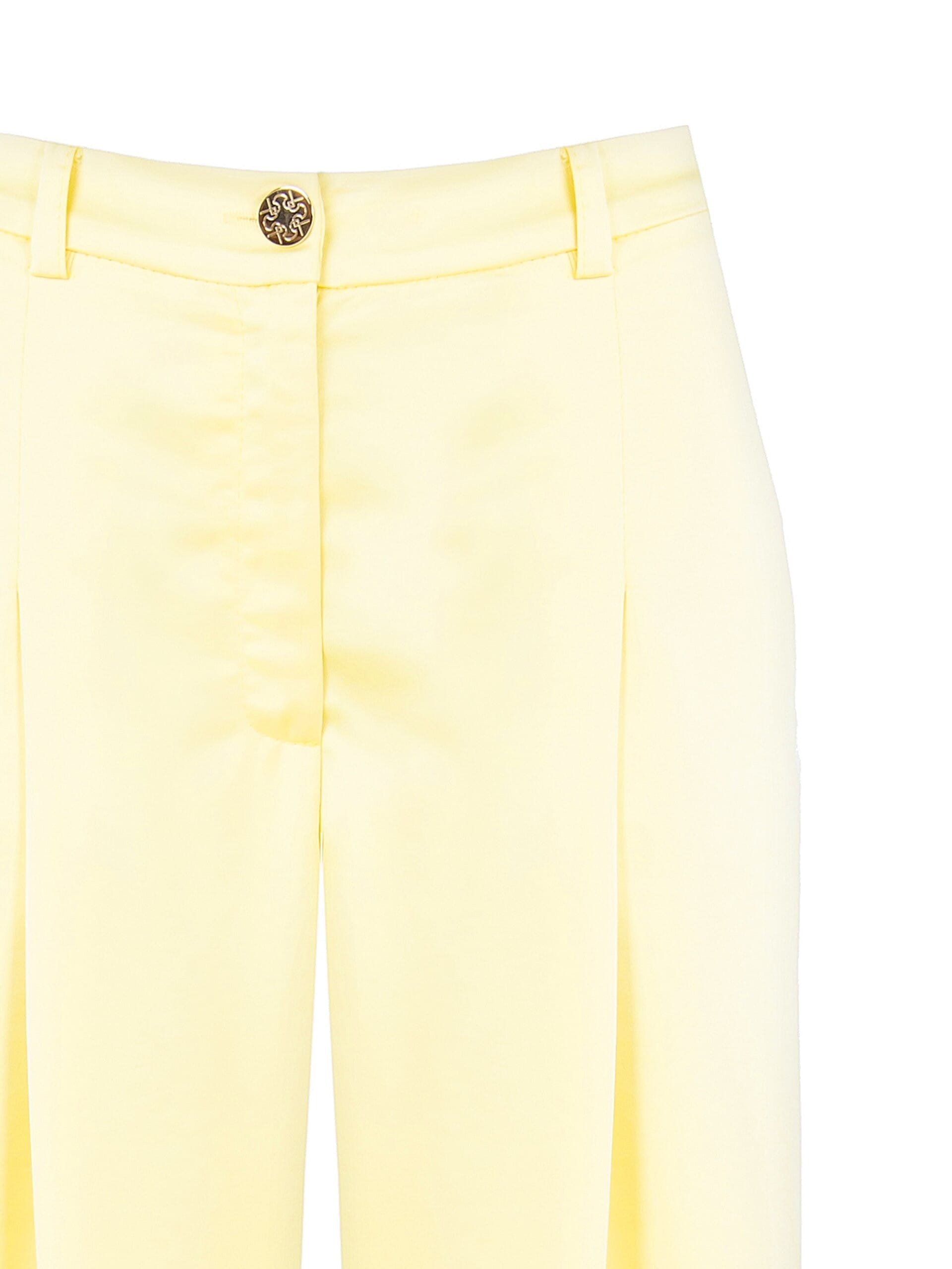 Pantaloni Palazzo In Raso Con Pinces E Tasche Rinascimento