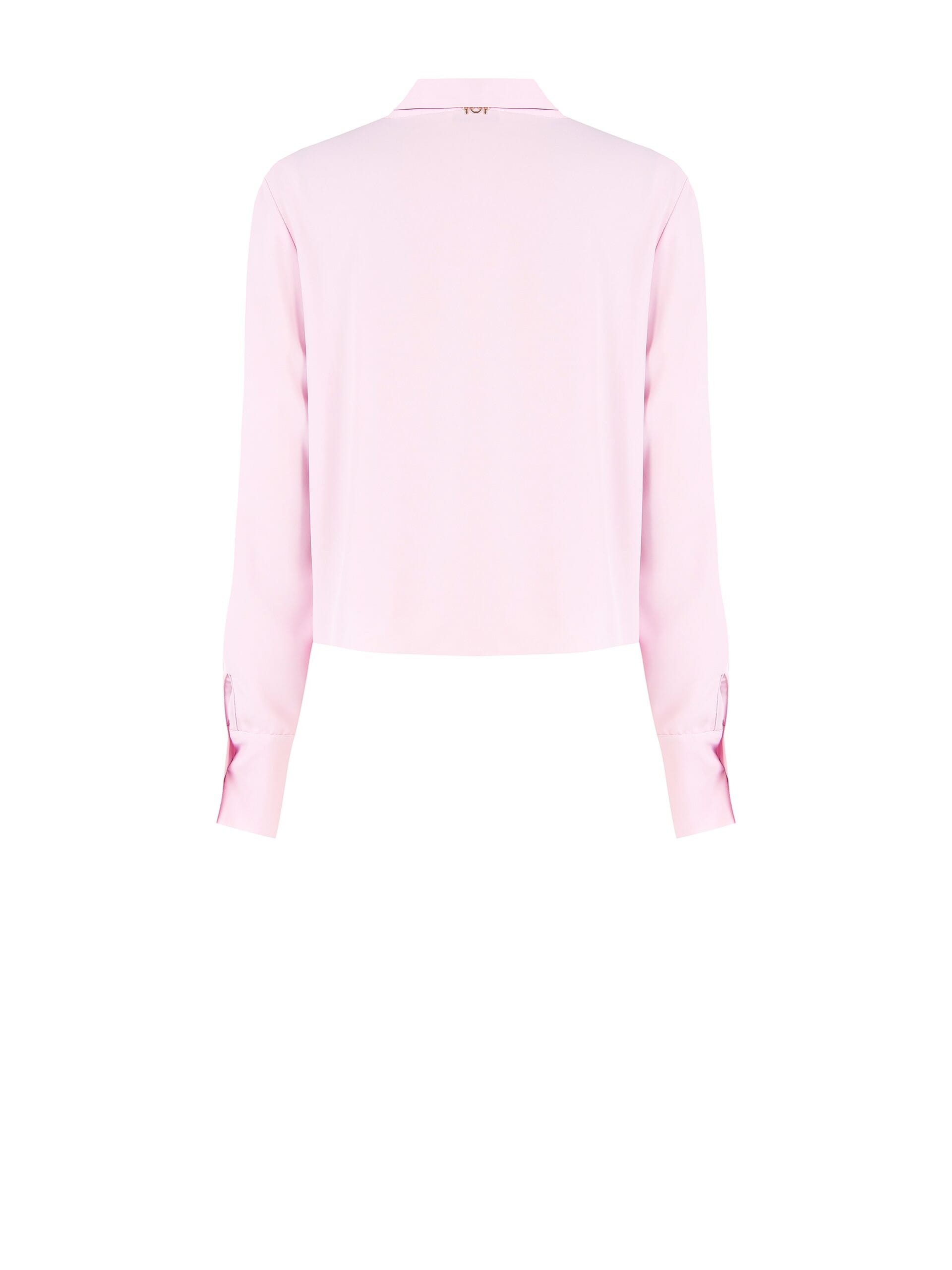 Chemise en satin opaque fluide avec paillettes Rinascimento