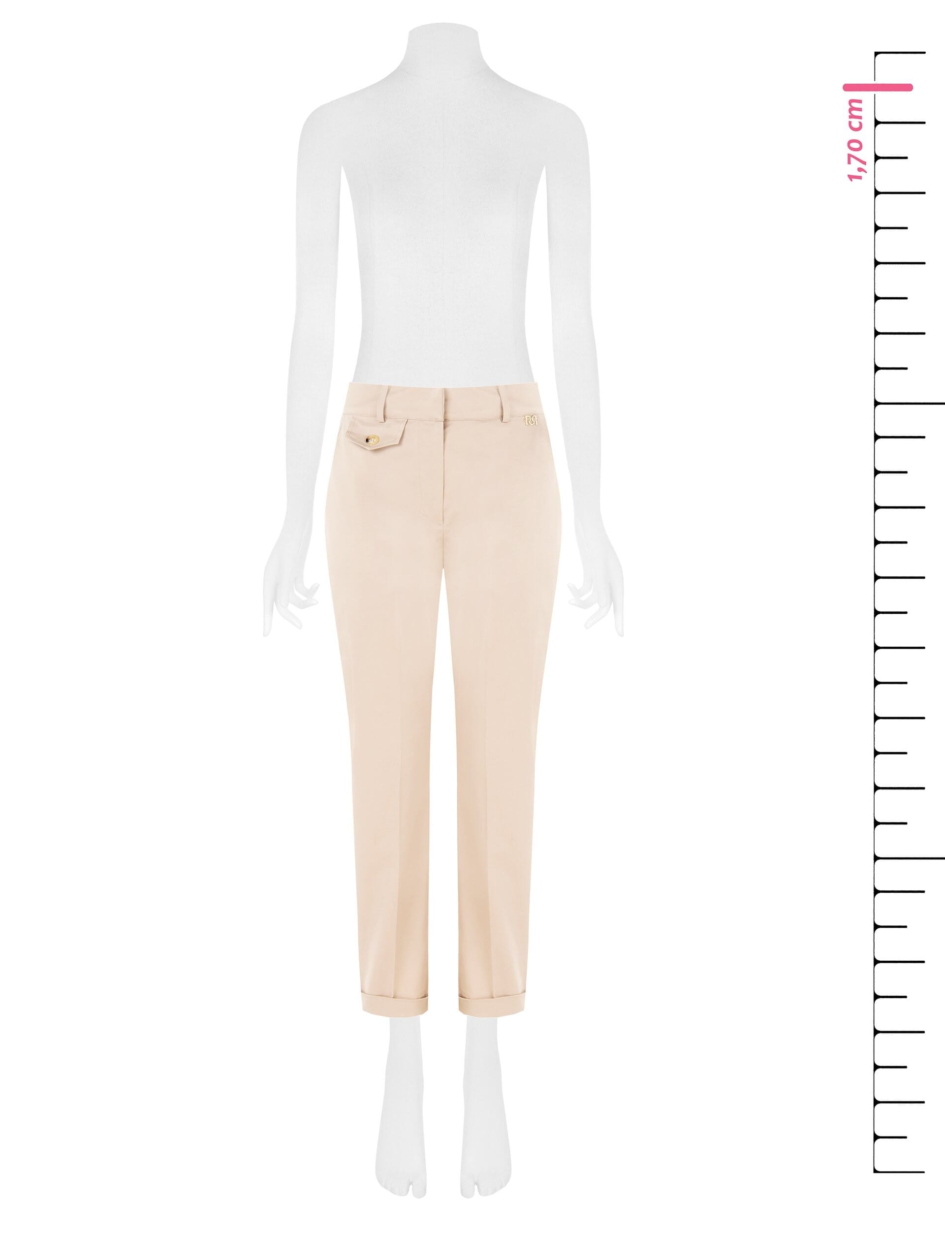 Pantalon court en coton mélangé avec poches Rinascimento