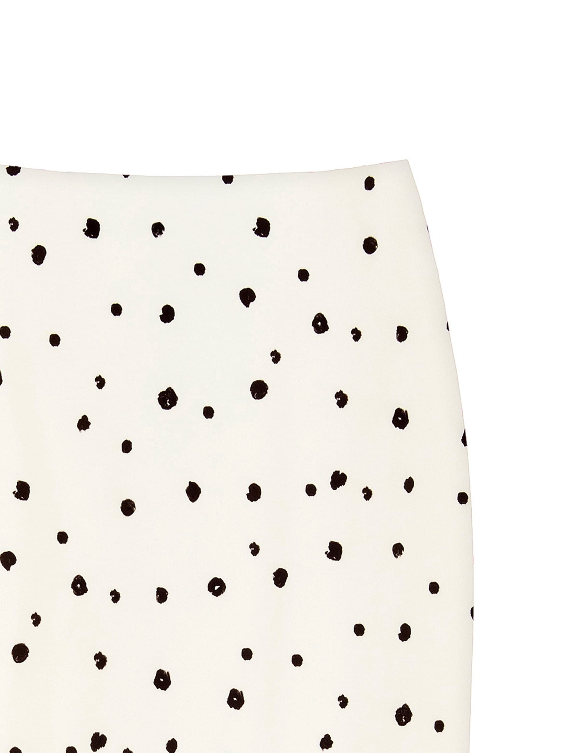 Gonna Lunga In Raso A Pois Irregolari Rinascimento