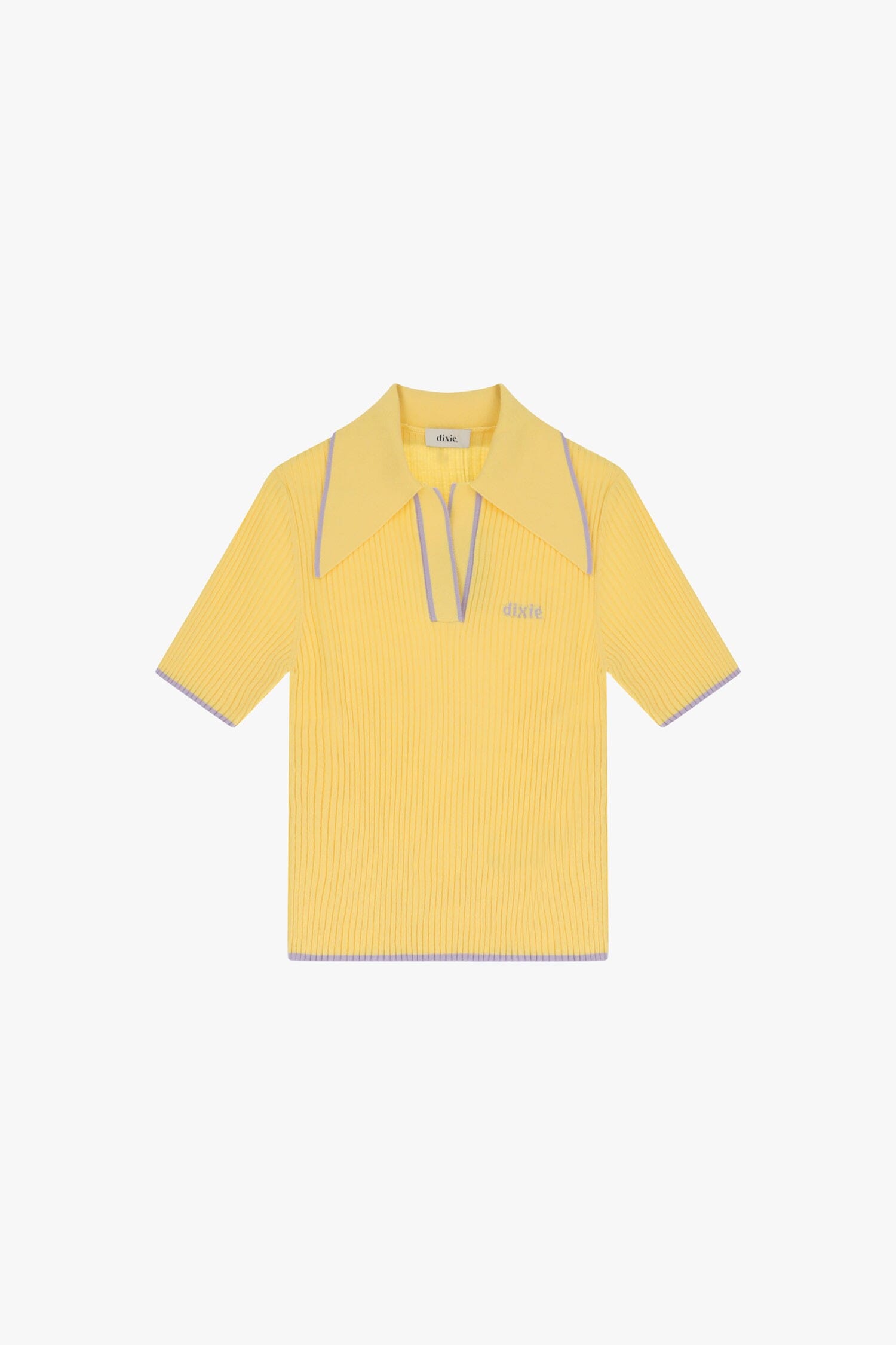 Dixie Ribbed Polo Neck Sweater