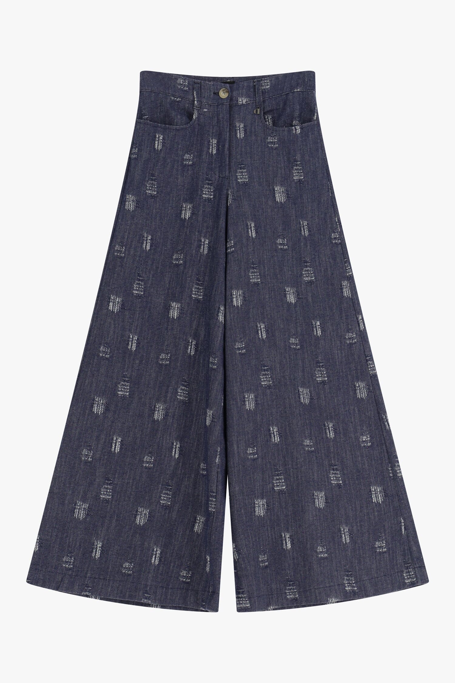 Jeans Flare Con Stampa Dixie