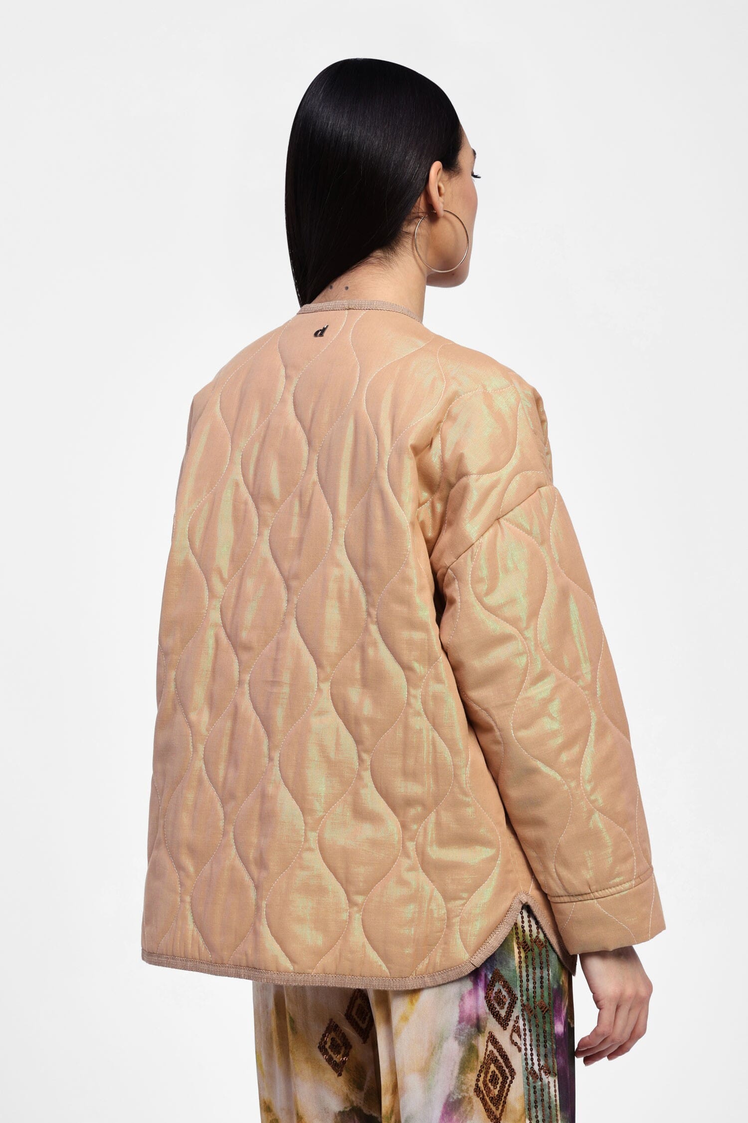 Giubbotto Trapuntato Con Bottoni Dixie