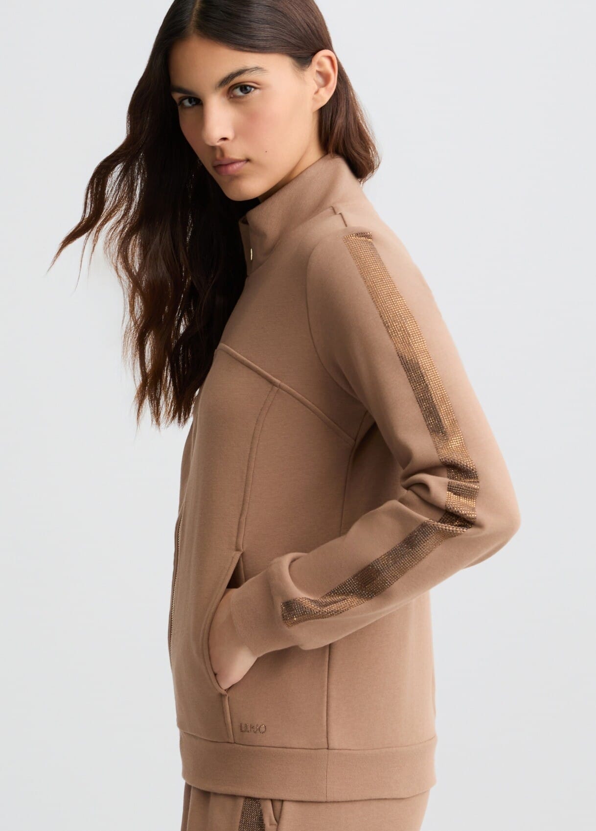 Felpa Con Strass Liu Jo