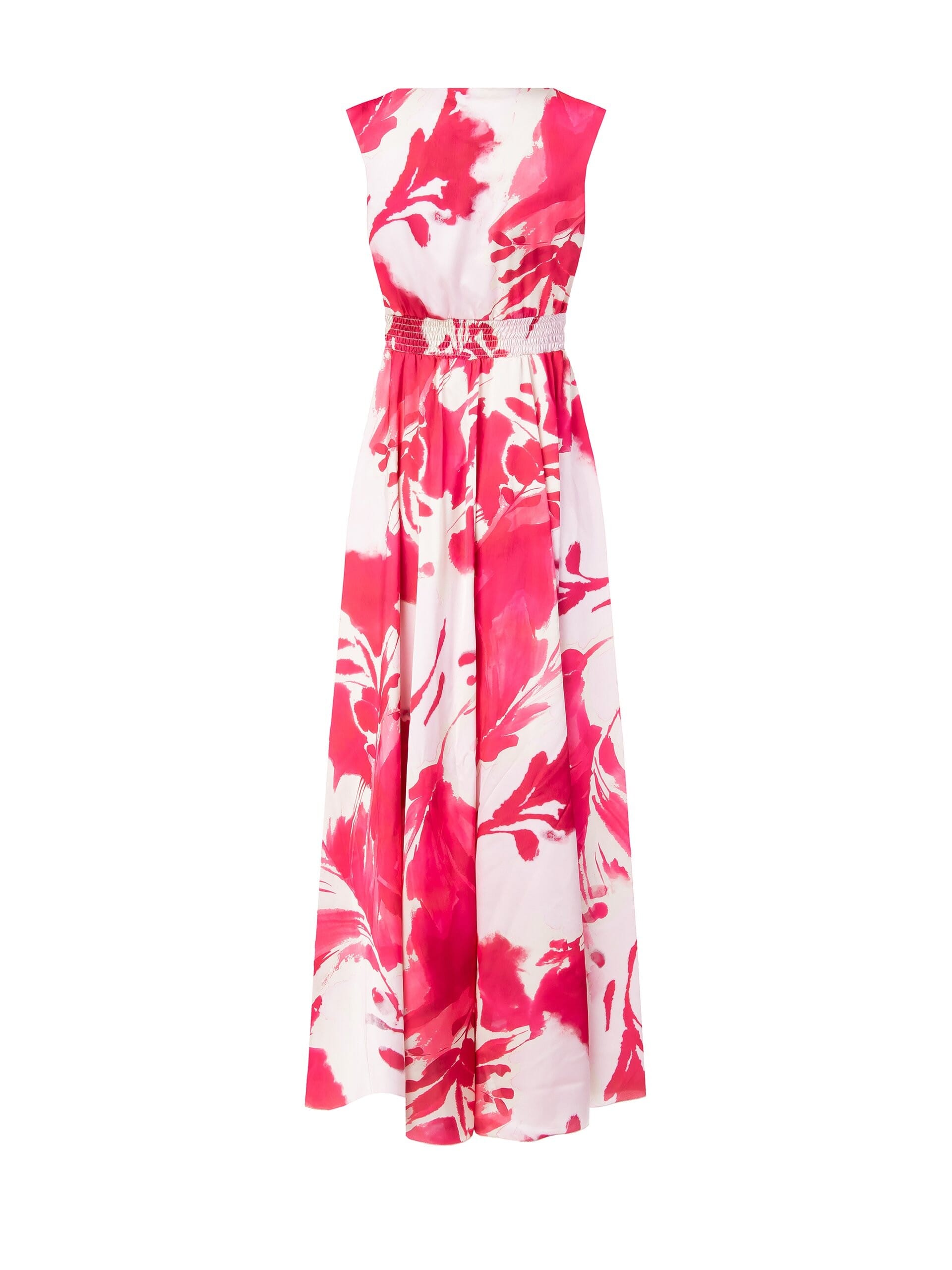 Abito Lungo Impero In Raso Rinascimento