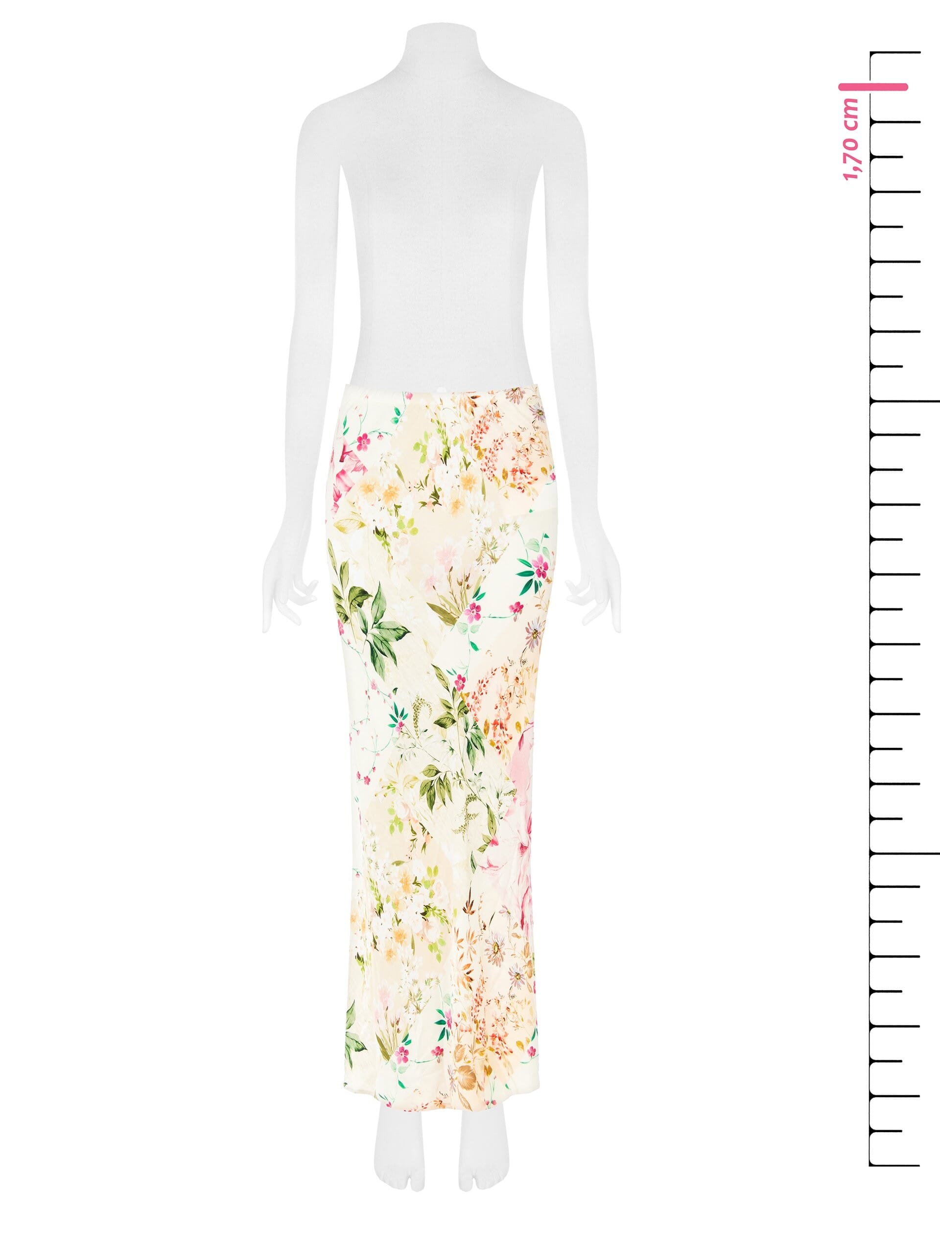 Gonna Lunga A Tubino In Viscosa Rinascimento