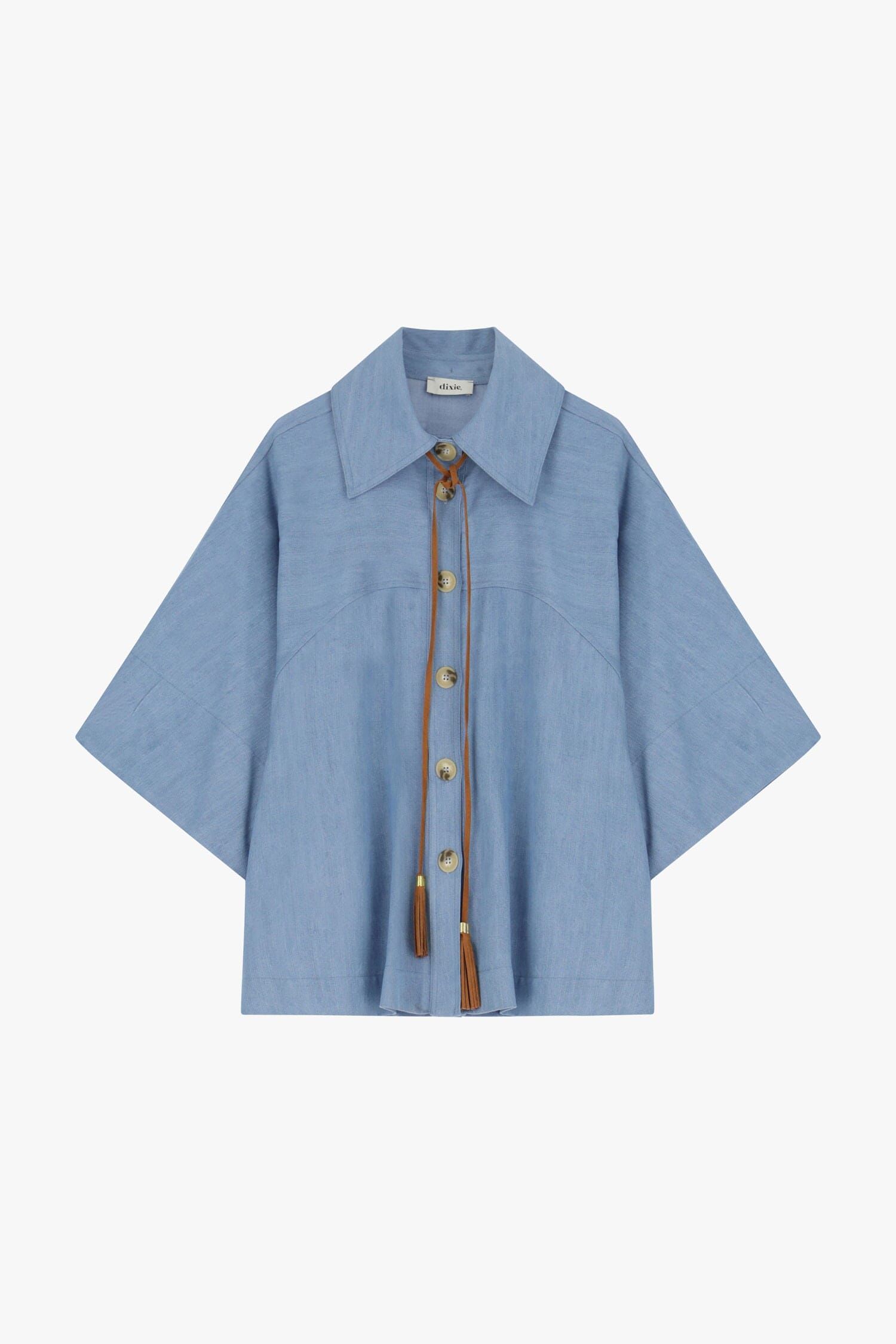 Shirt With Decorative Buttons Dixie