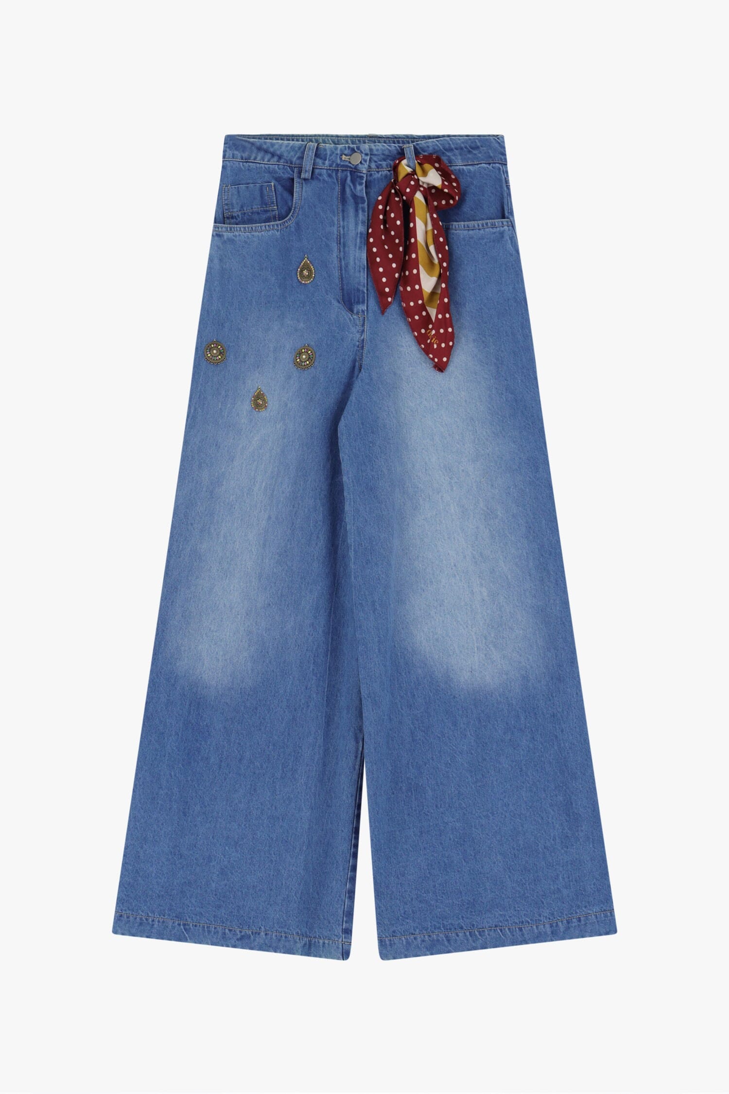 Jeans Ampi Con Dettagli Decorativi Dixie