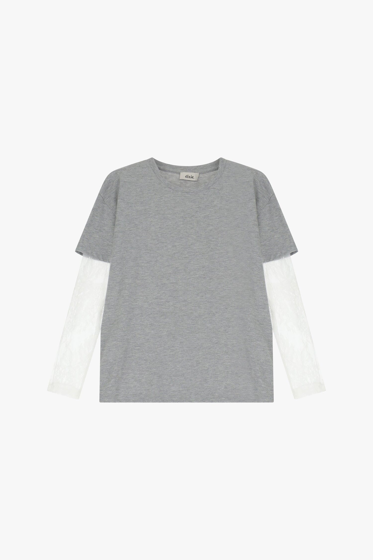 T-Shirt Maniche Lunghe Con Pizzo Dixie