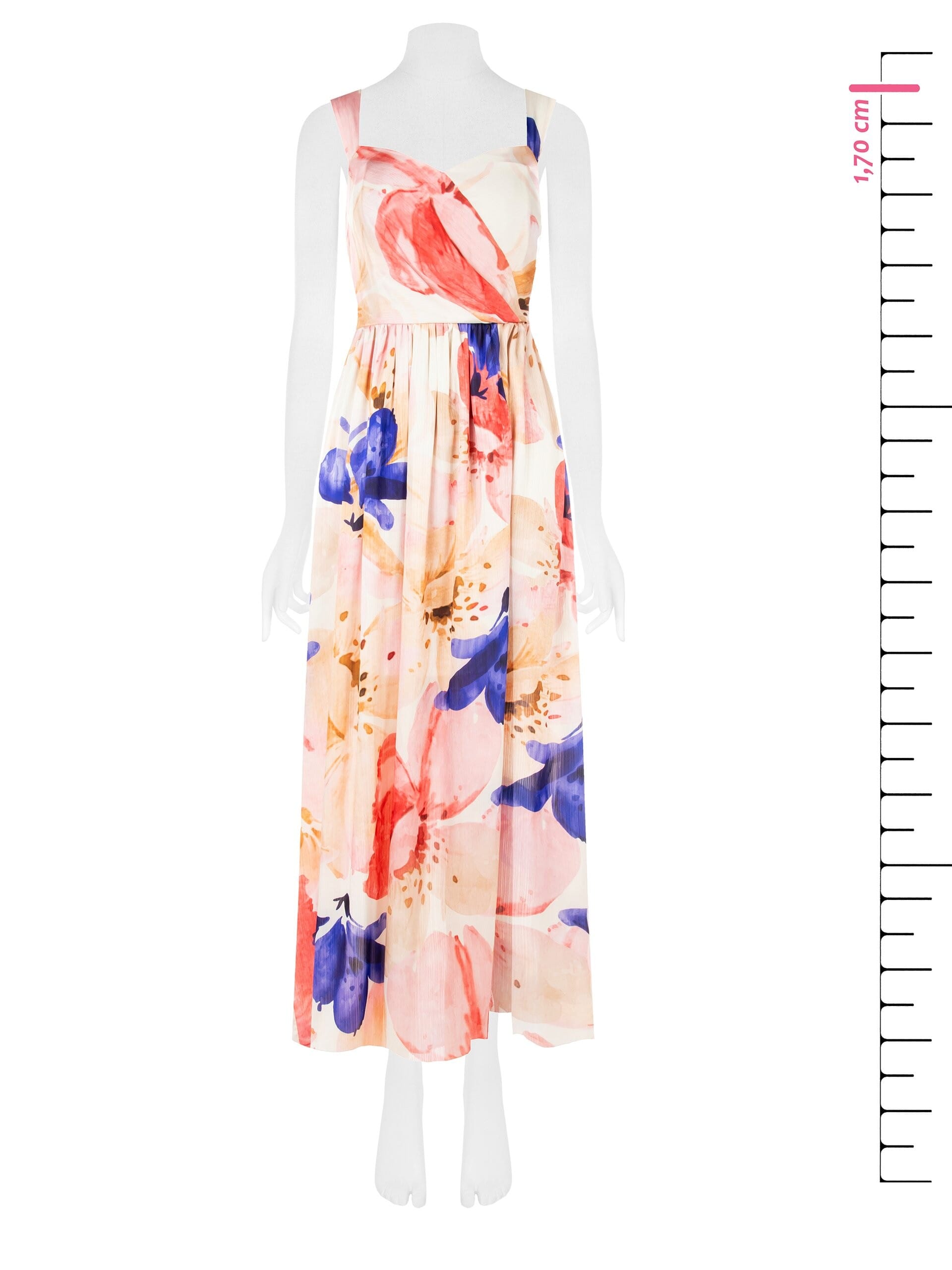 Abito Lungo A Ruota In Raso A Pieghe Mini Con Fiocco Dietro Rinascimento