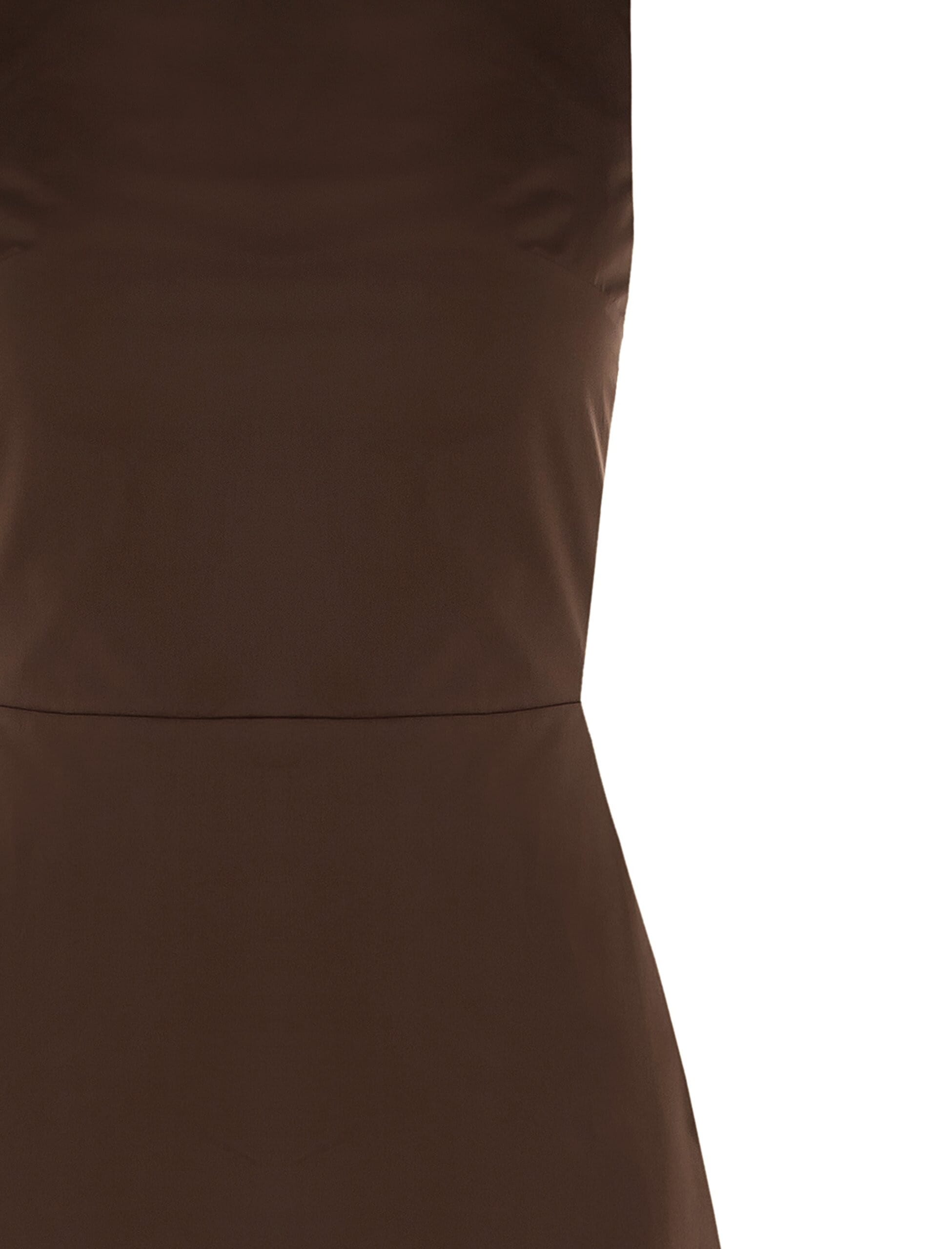 Abito Lungo Svasato In Cotone Nylon Rinascimento