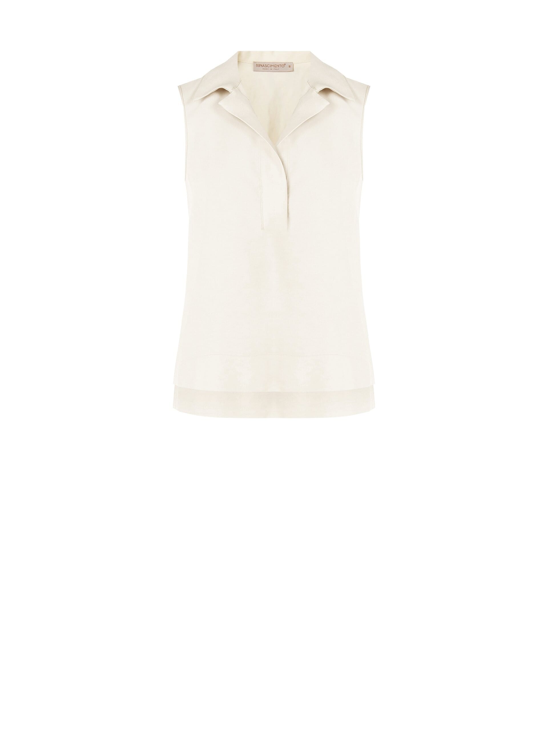 Top In Misto Viscosa Leggermente Stropicciato Rinascimento