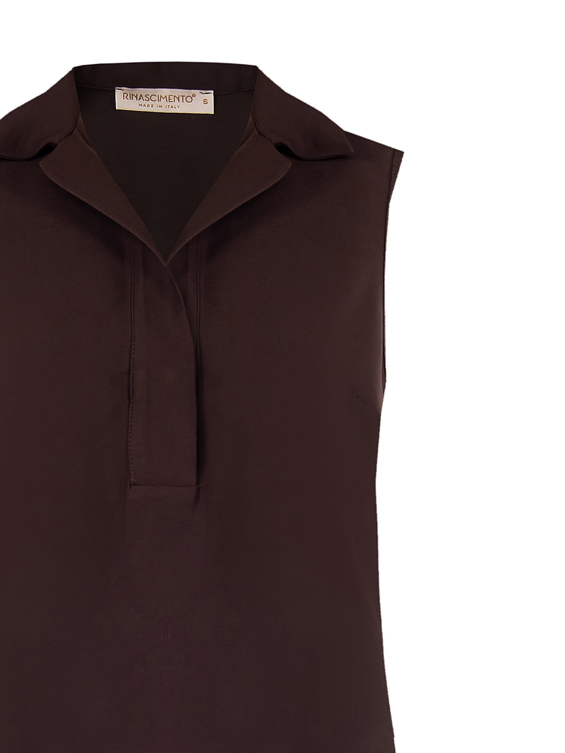 Top In Misto Viscosa Leggermente Stropicciato Rinascimento