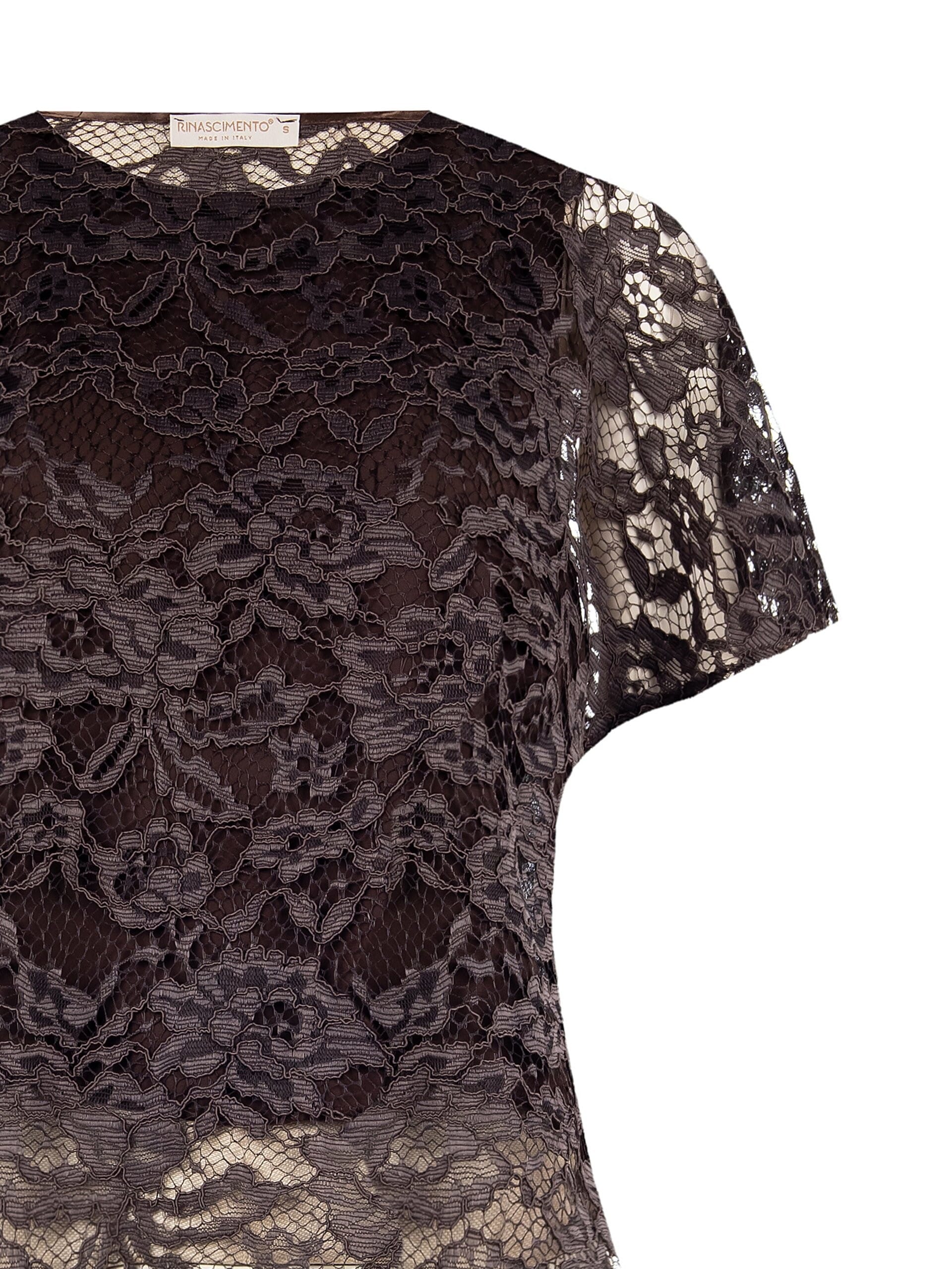 Blusa Over In Pizzo Rinascimento