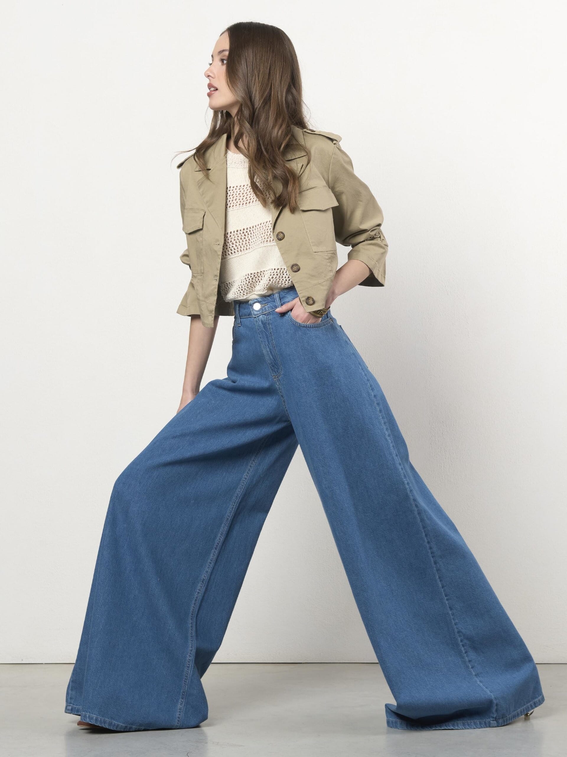 Jeans Palazzo Extra Large Rinascimento