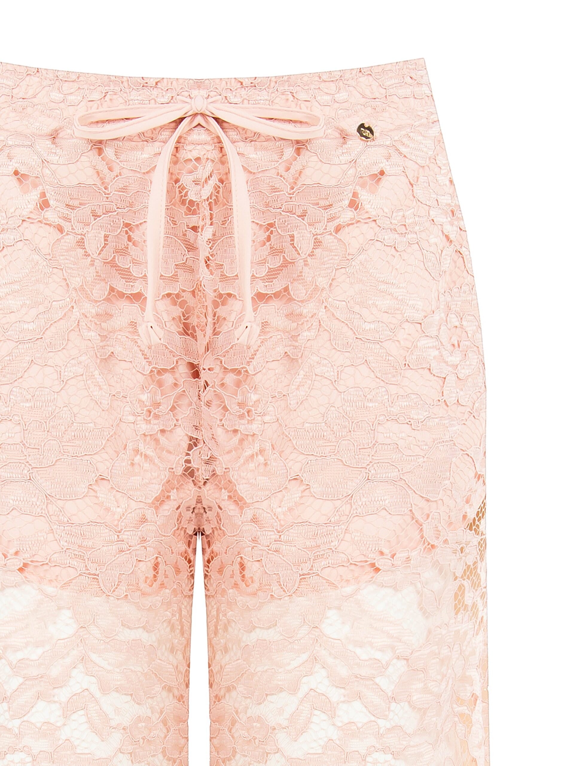 Pantaloni Palazzo In Pizzo Con Shorts Integrati Rinascimento