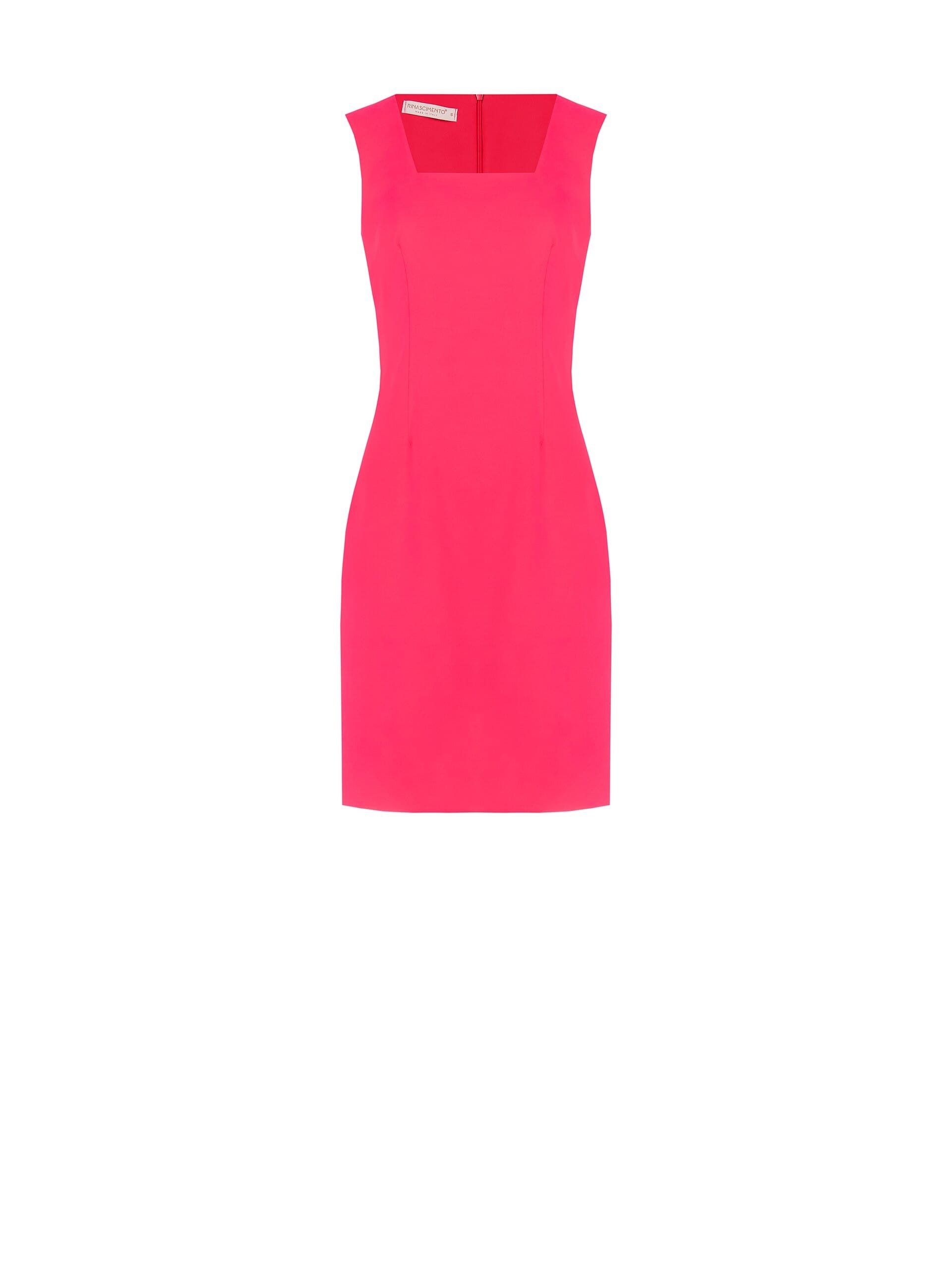 Abito Corto A Tubino In Tessuto Tecnico Rinascimento