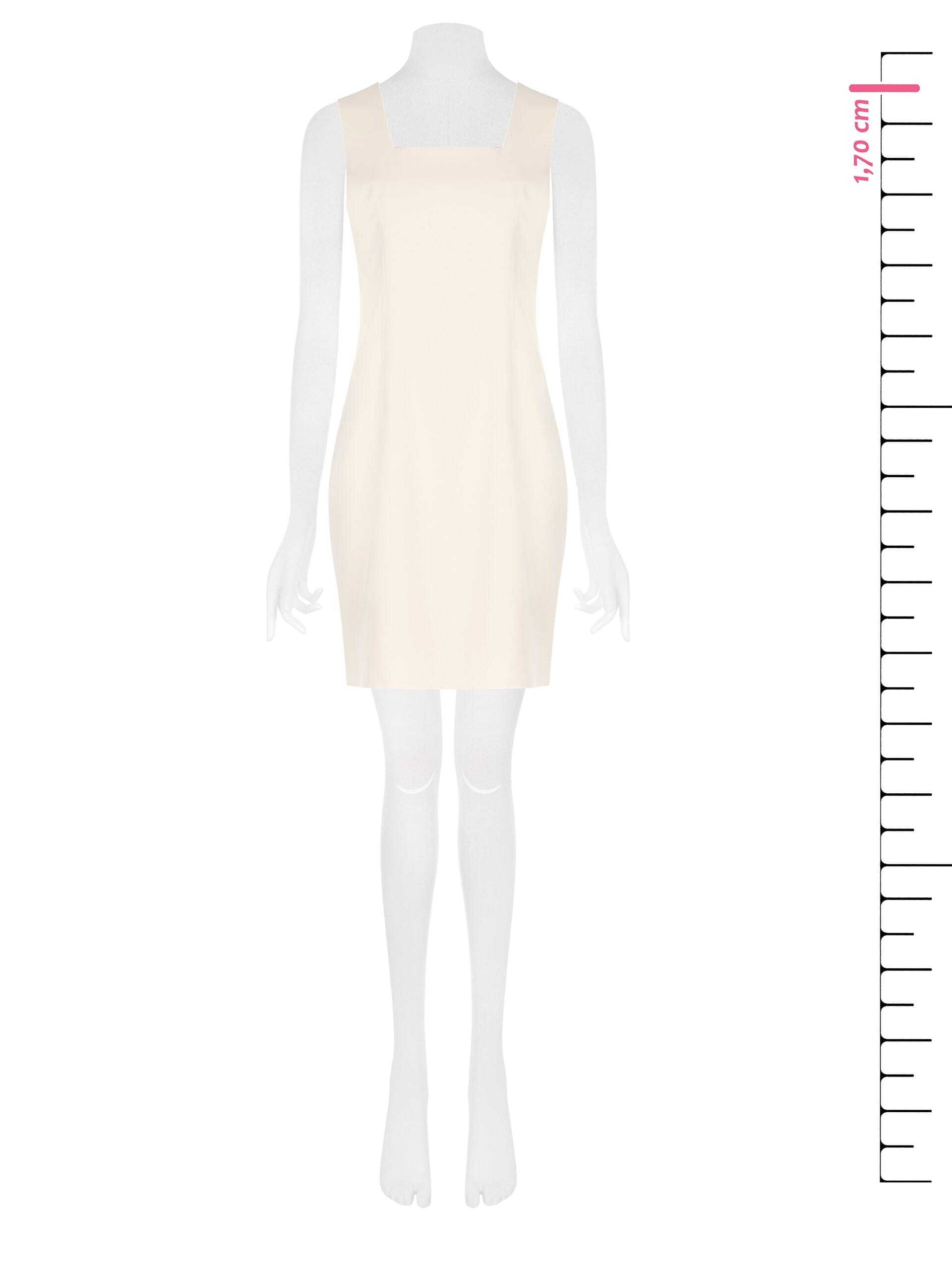 Abito Corto A Tubino In Tessuto Tecnico Rinascimento