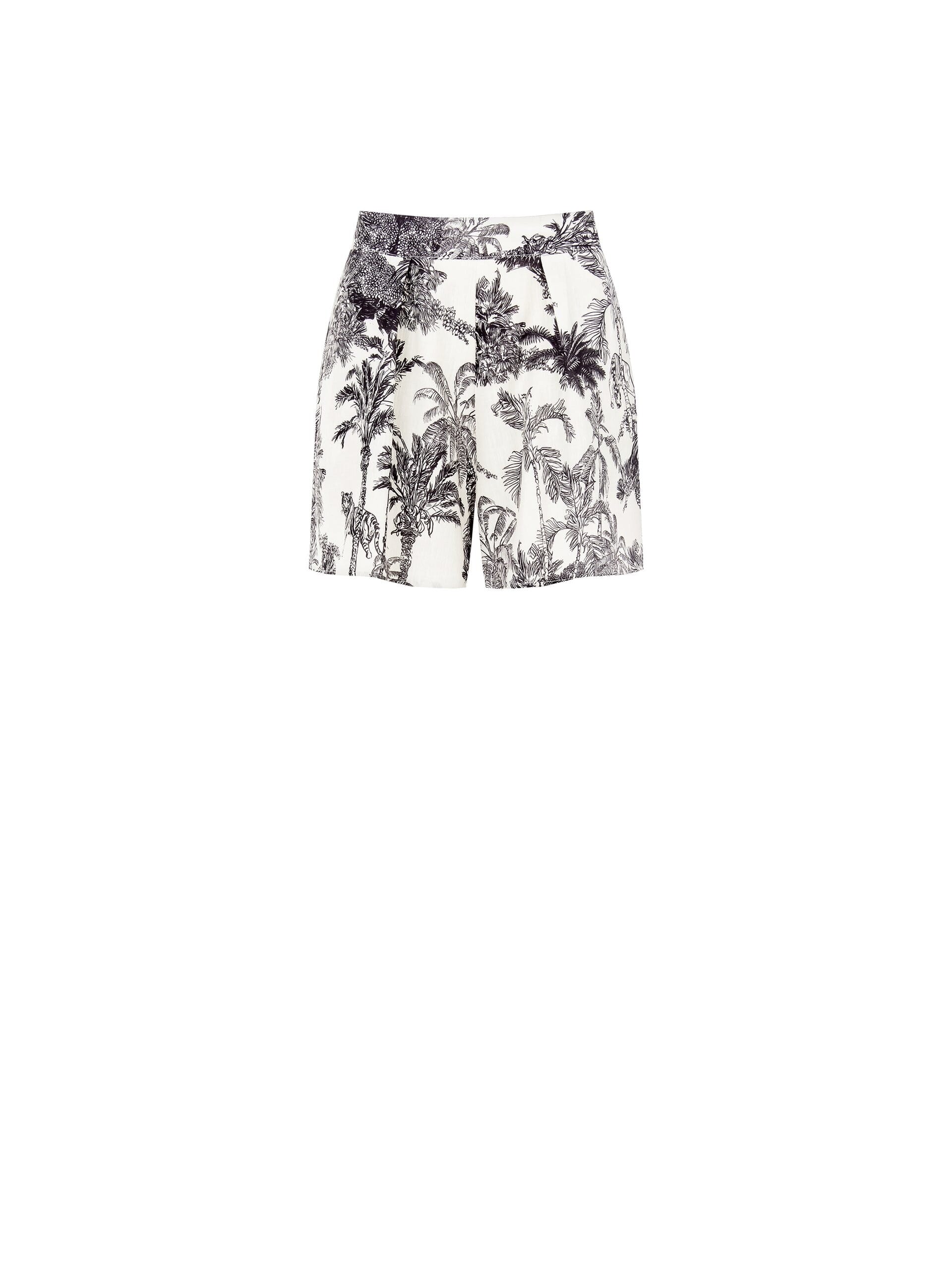 Pantaloni Corti Larghi Con Pinces Rinascimento