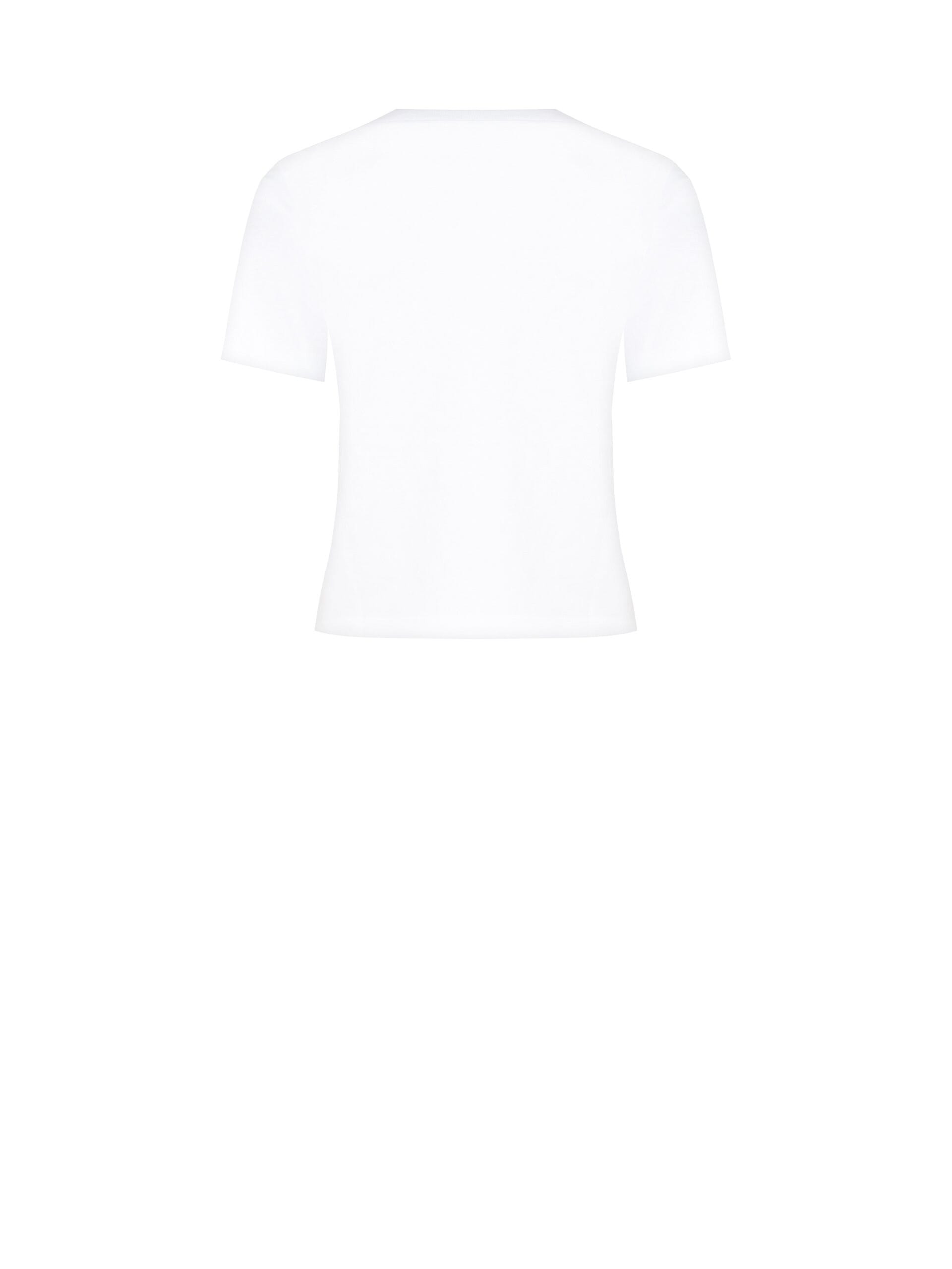 T-Shirt Ampia In Cotone Con Spilla Fiore Rinascimento