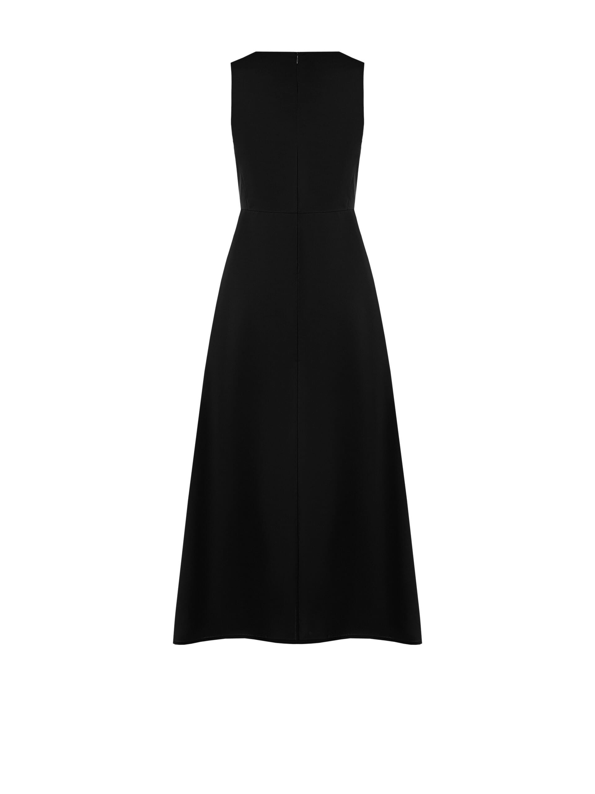 Abito Lungo Svasato In Cotone Nylon Rinascimento