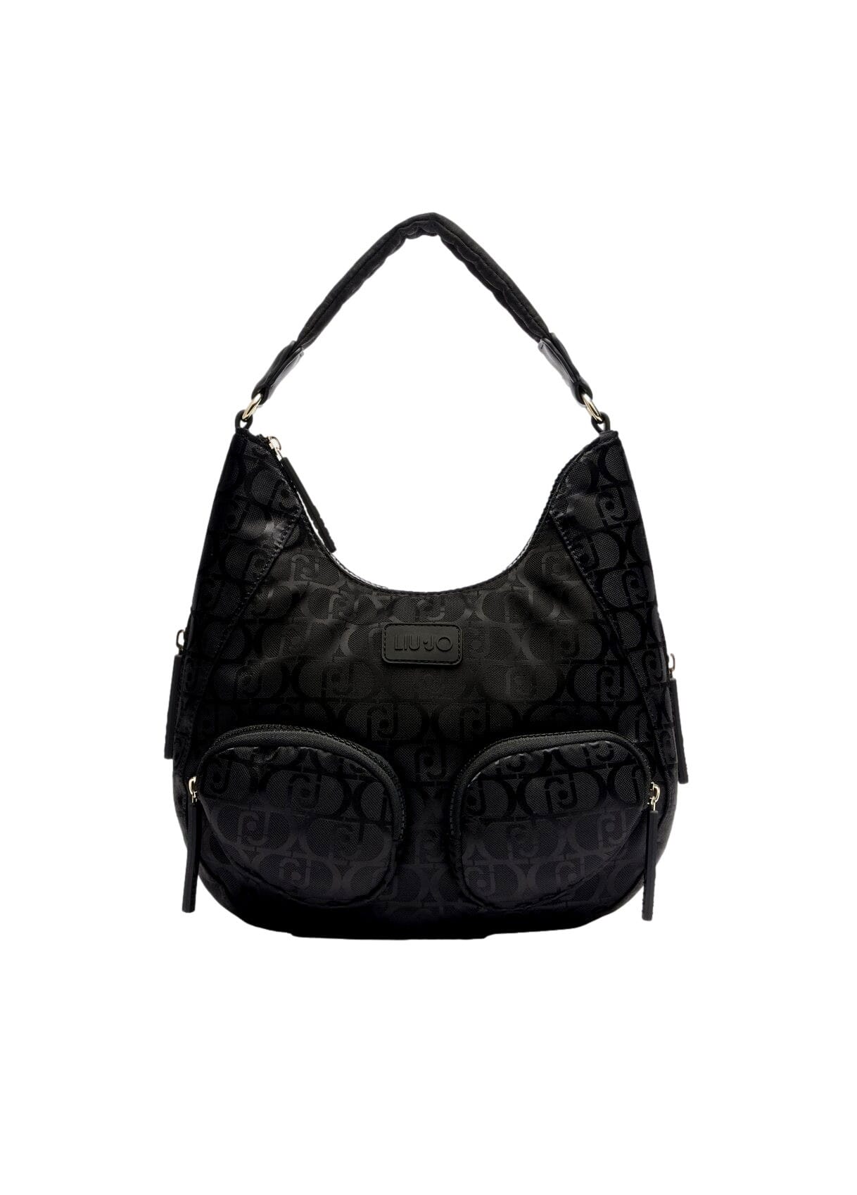 Borsa A Spalla In Nylon Jacquard Liu Jo