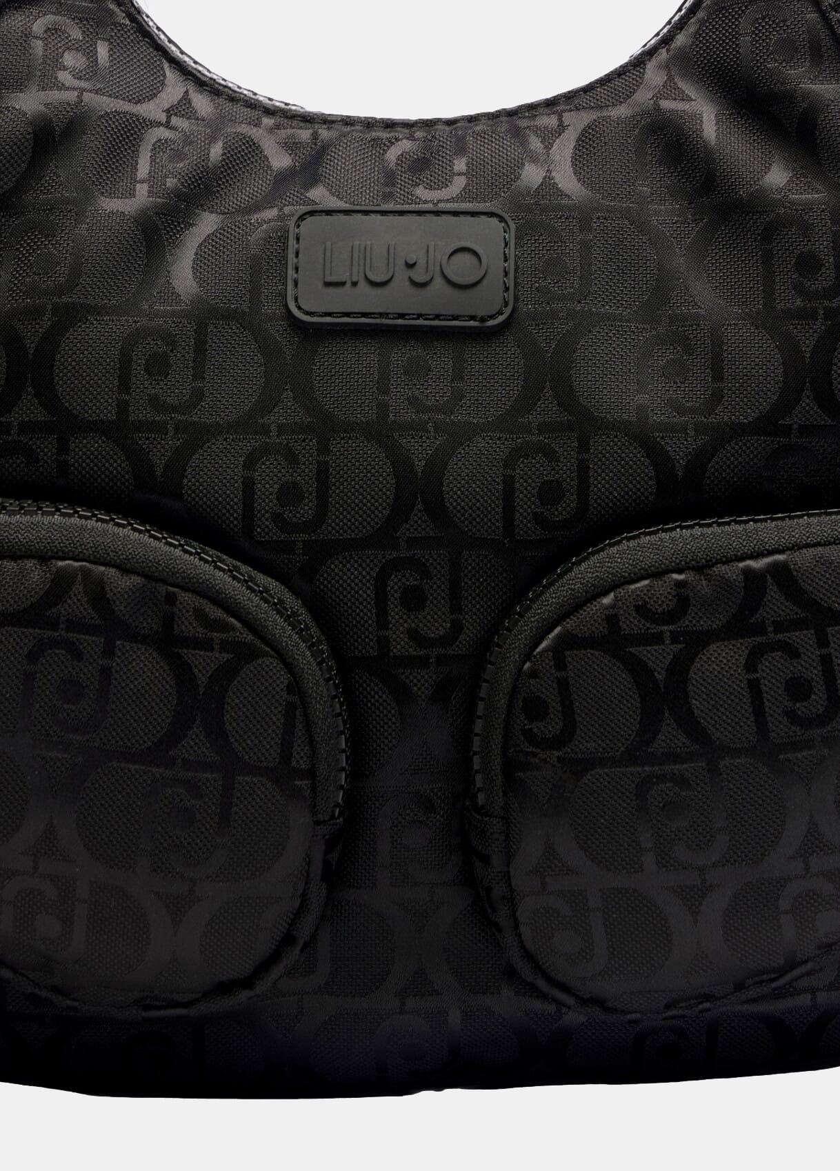 Borsa A Spalla In Nylon Jacquard Liu Jo