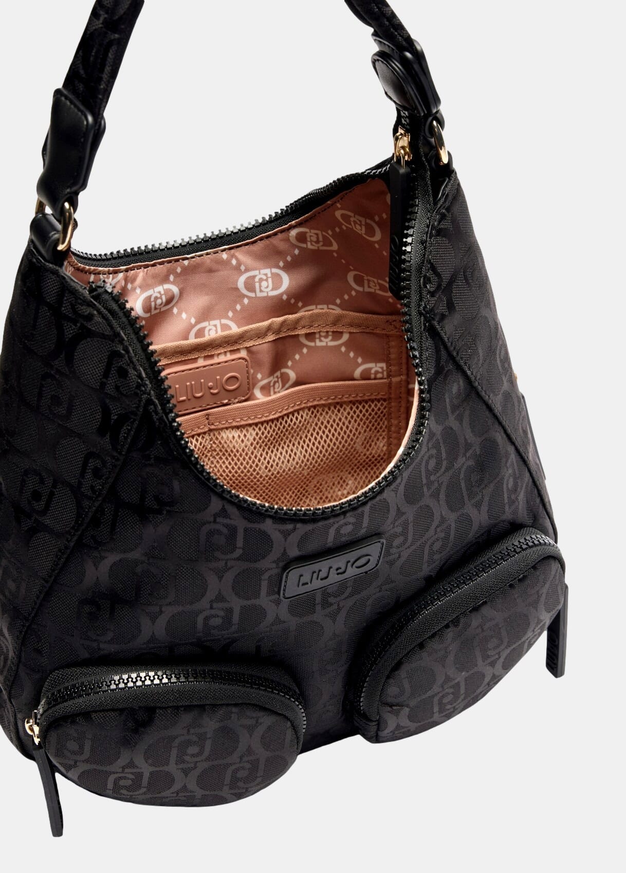 Borsa A Spalla In Nylon Jacquard Liu Jo