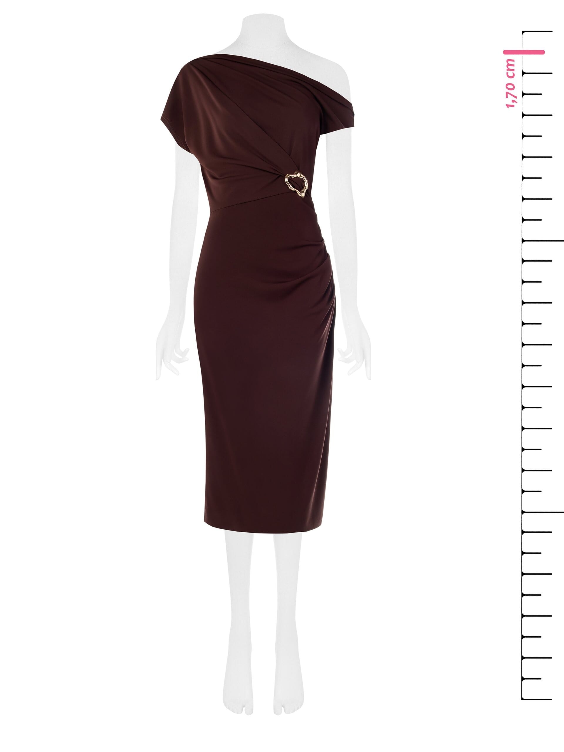 Abito A Tubino In Maglina Con Dettaglio Fibbia Rinascimento