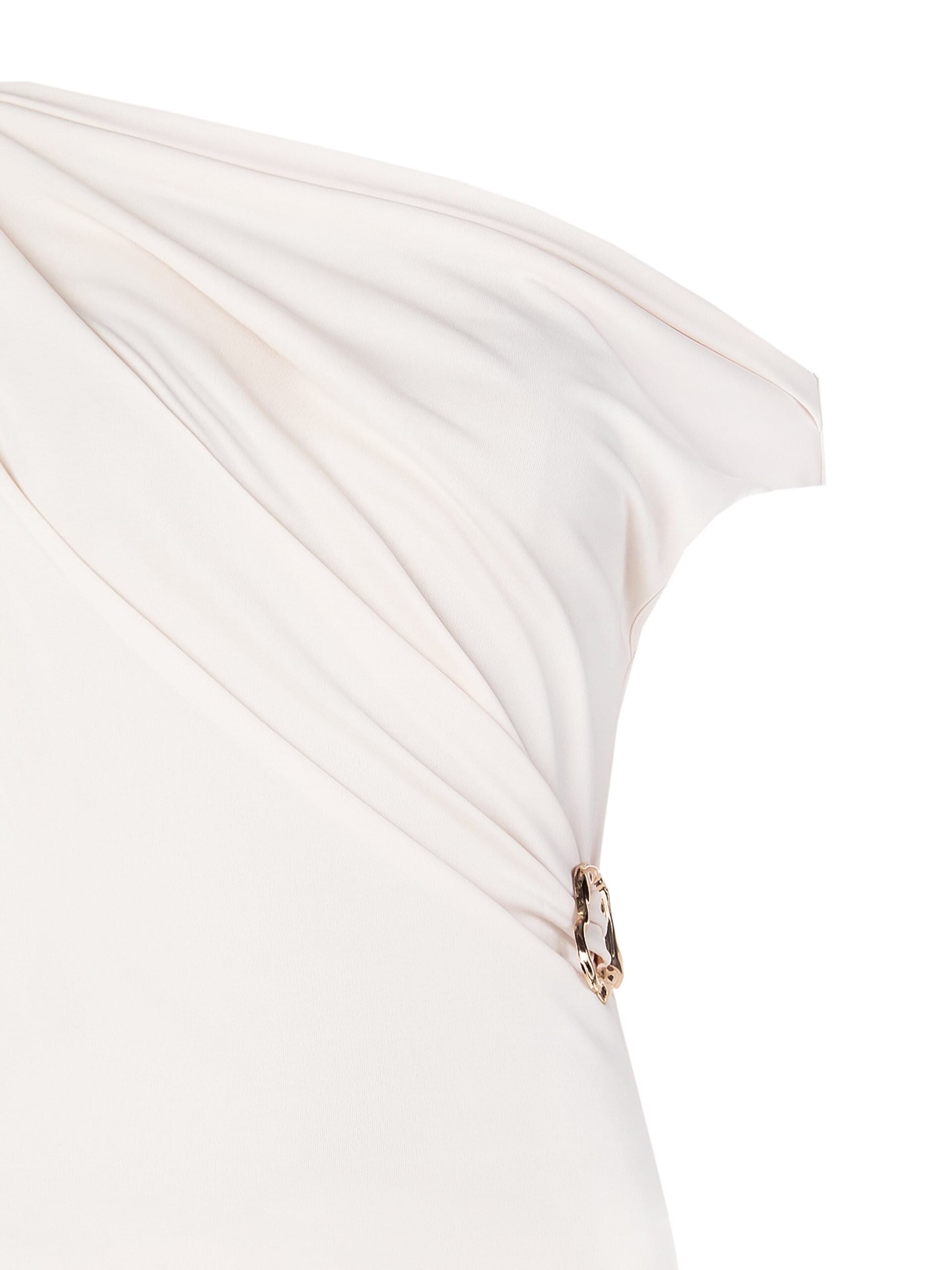 Top Sfiancato In Maglina Con Dettaglio Fibbia Rinascimento