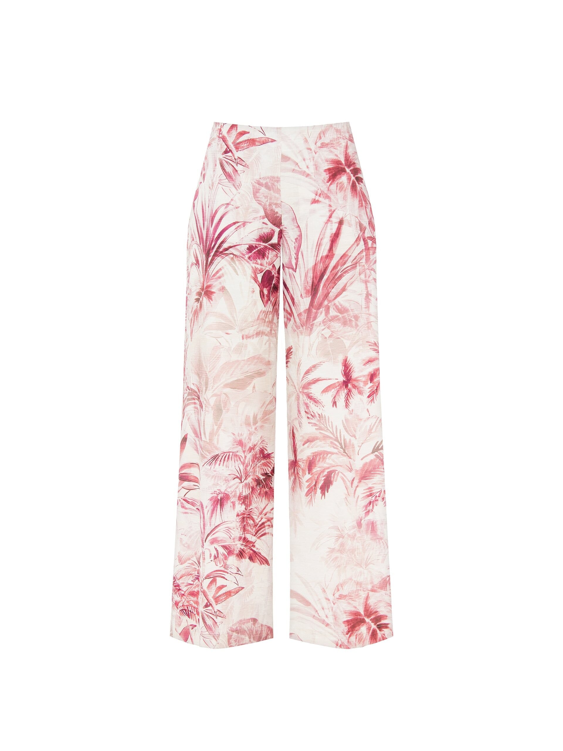Cotton Palazzo Trousers With Elastic Back Rinascimento