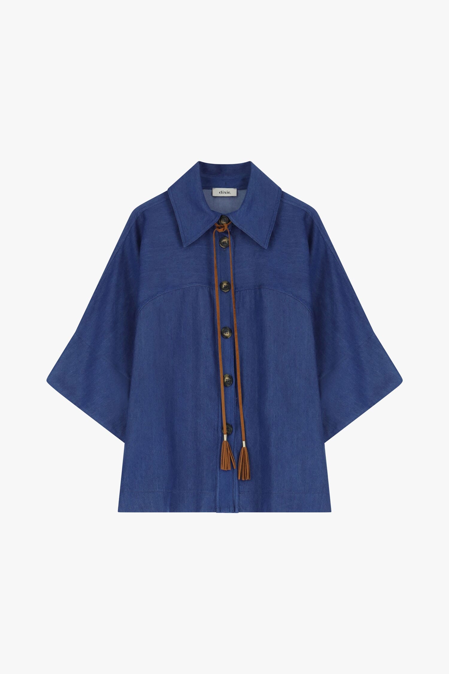 Chemise à manches larges et lacets Dixie