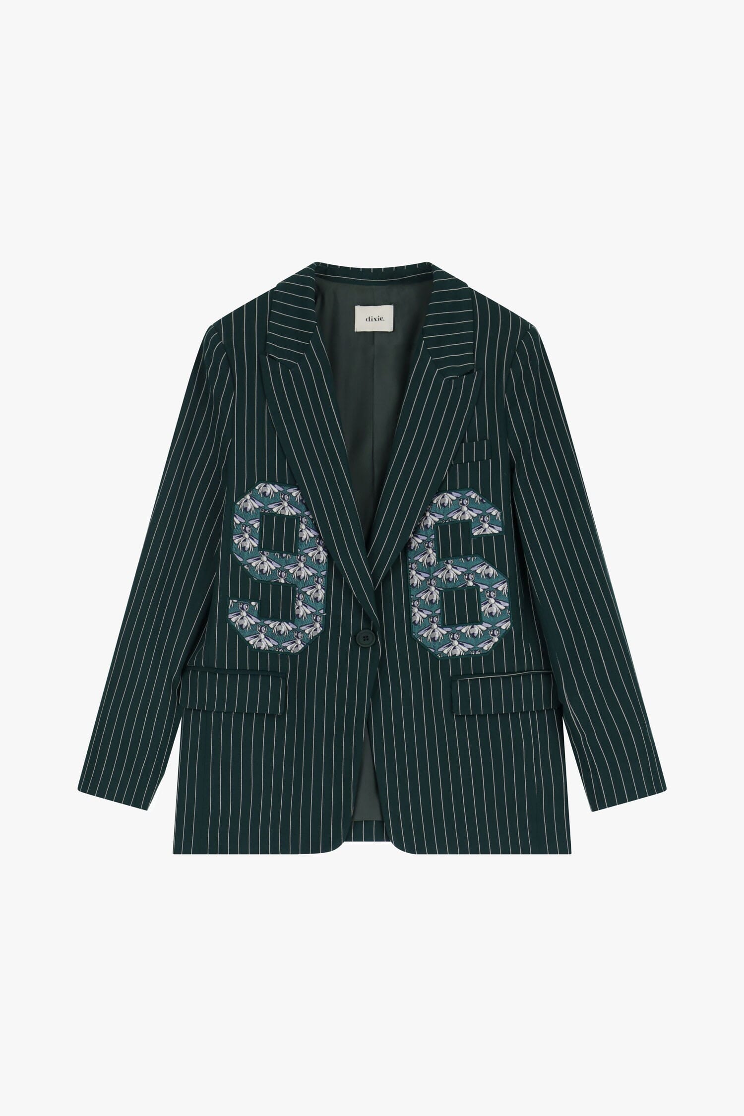 Blazer à rayures et numéro Dixie