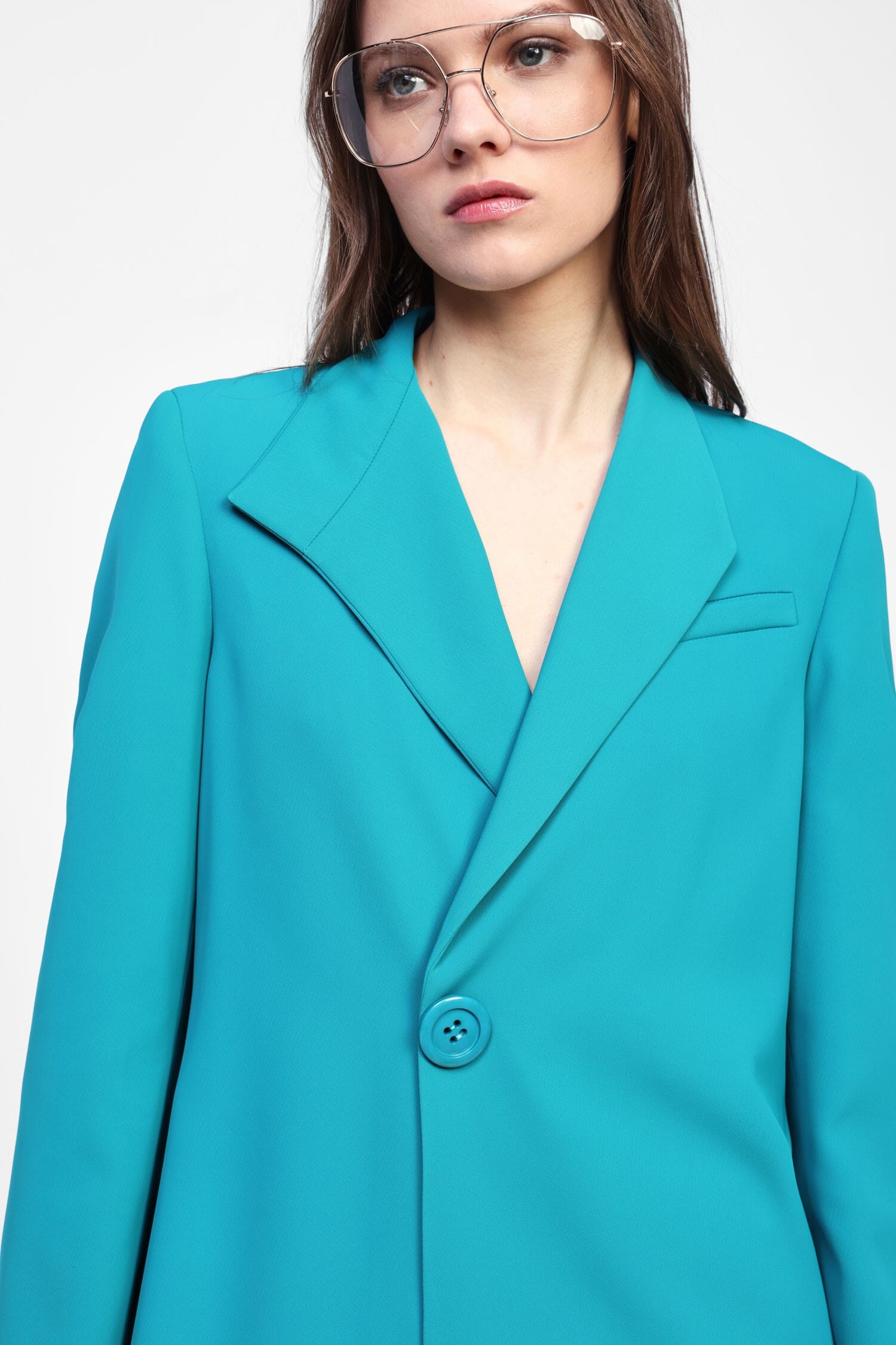 Blazer Con Abbottonatura Asimmetrica Dixie