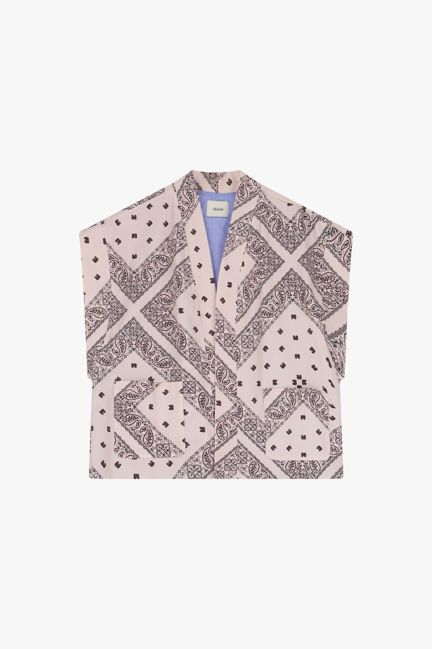 Gilet Con Motivo Geometrico E Tasche Dixie