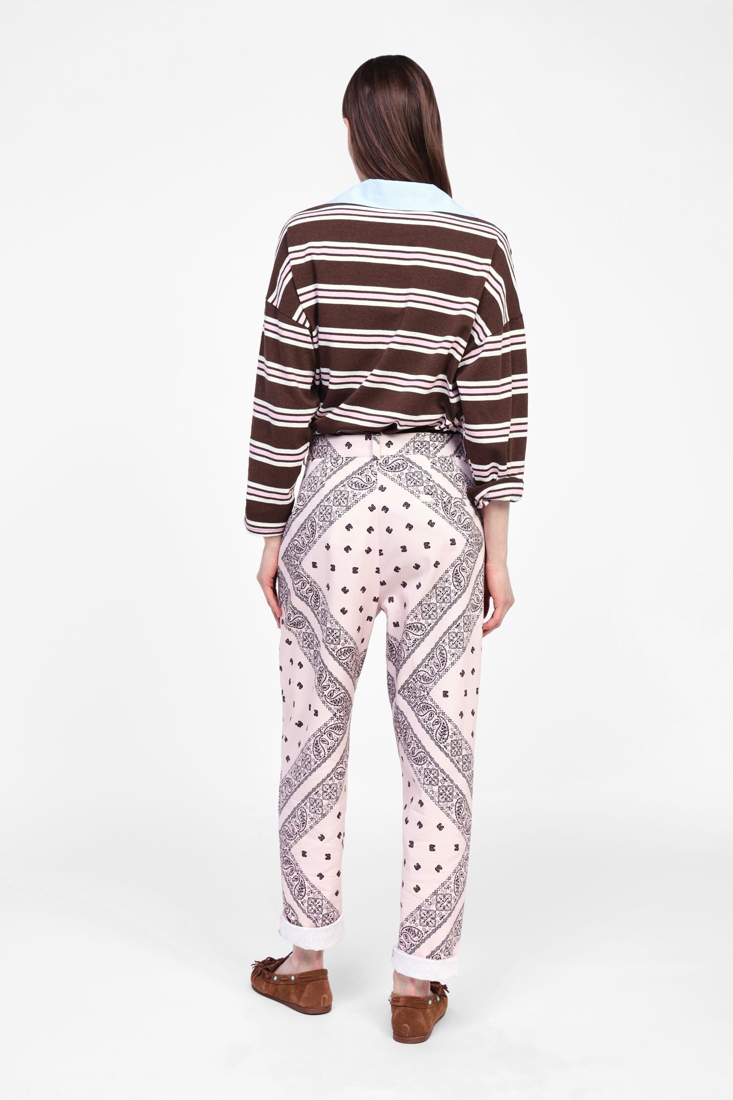 Dixie Foulard Print Chino Trousers