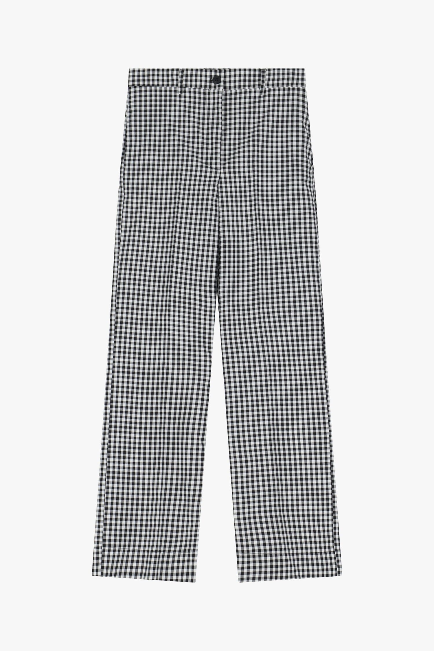 Pantaloni A Quadri A Gamba Dritta Dixie