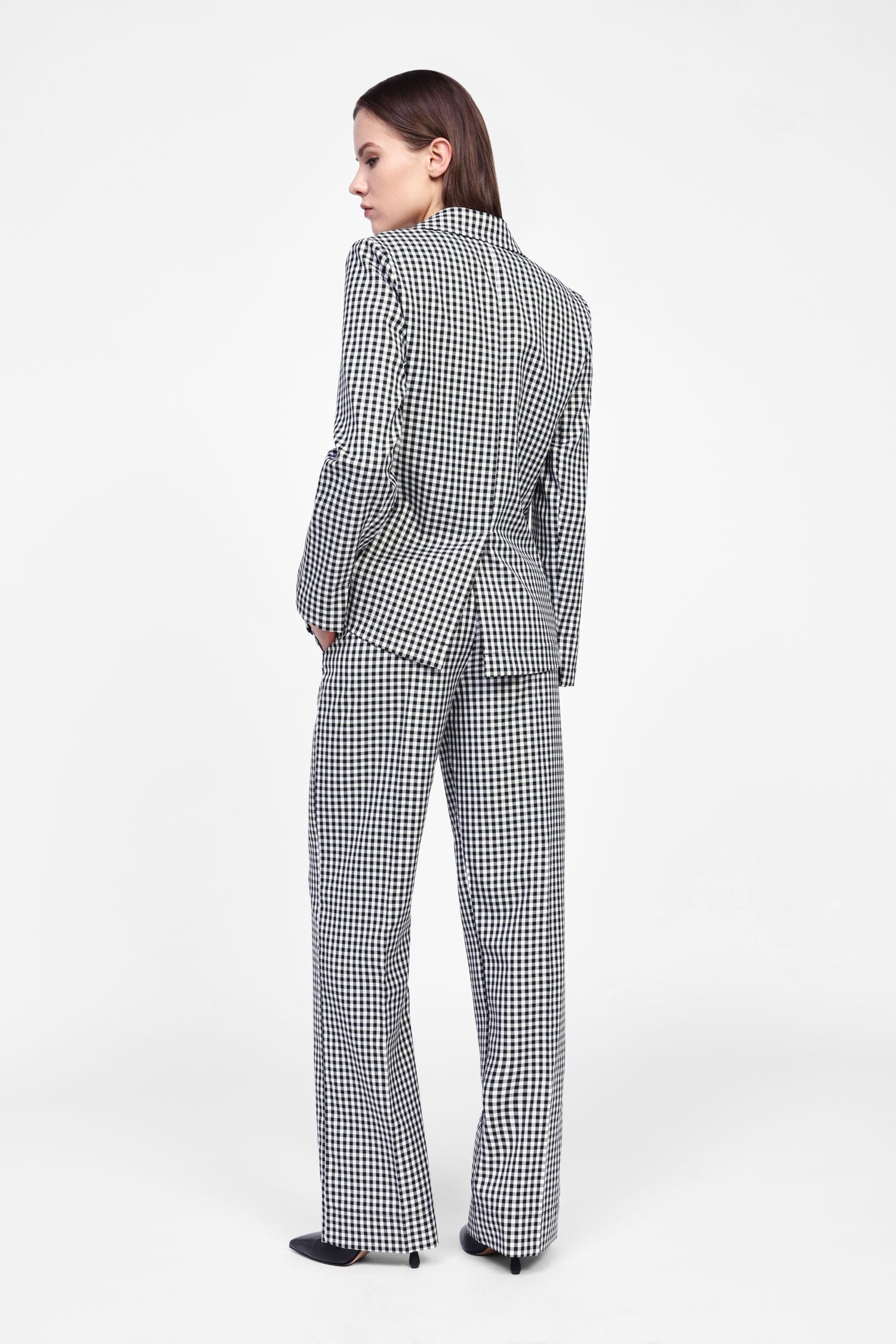 Pantaloni A Quadri A Gamba Dritta Dixie