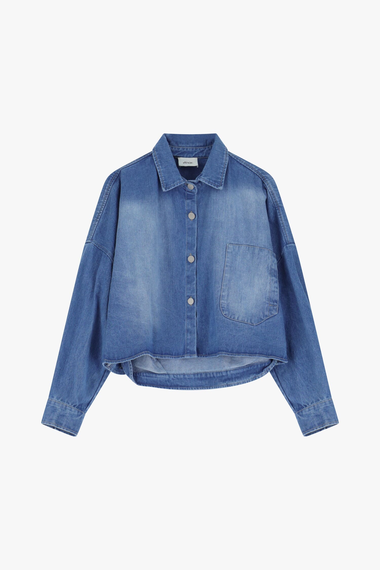 Giacca In Jeans Con Tasca Applicata Dixie