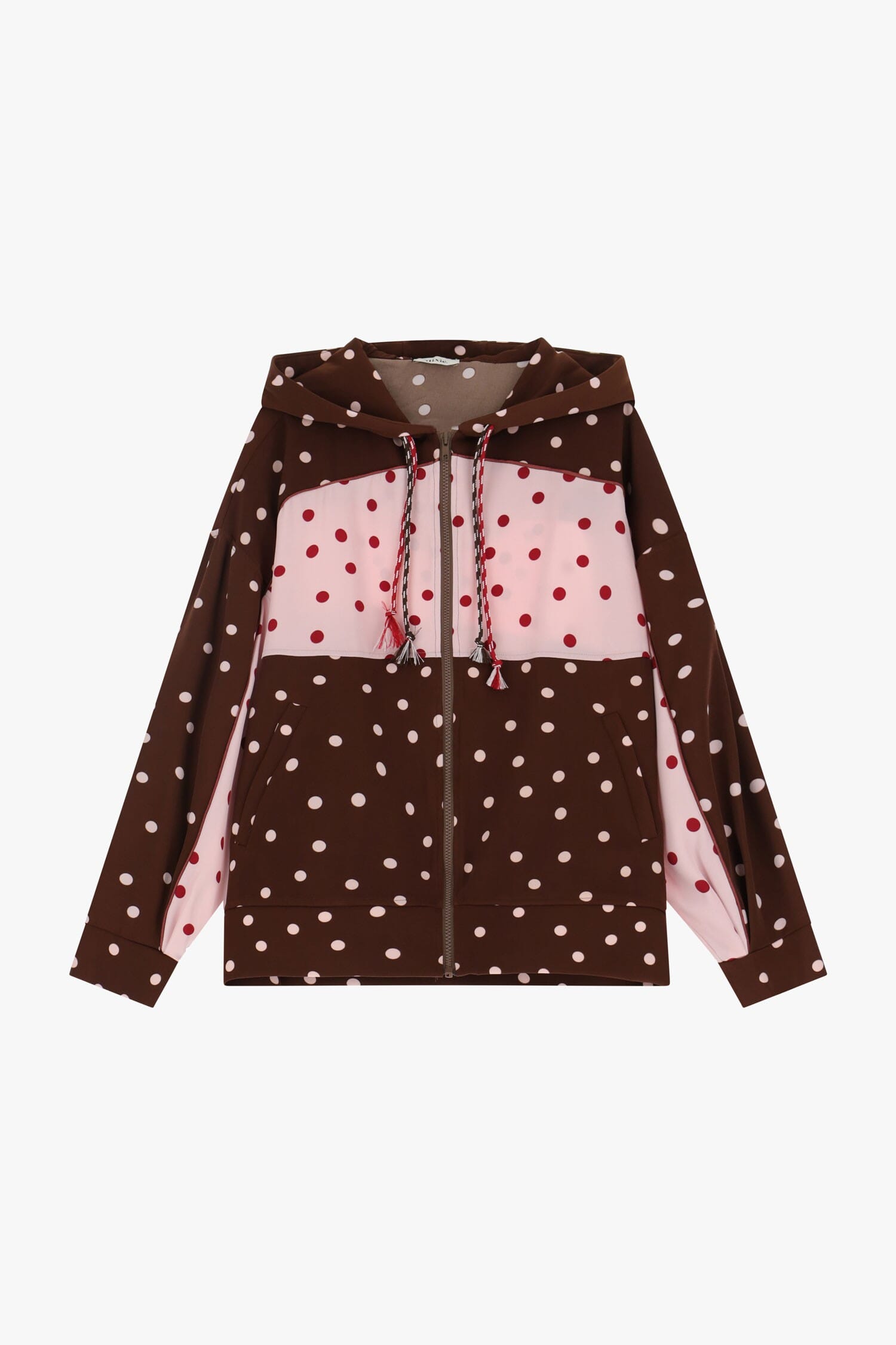 Blouson bombardier avec capuche et imprimé Dixie Dot