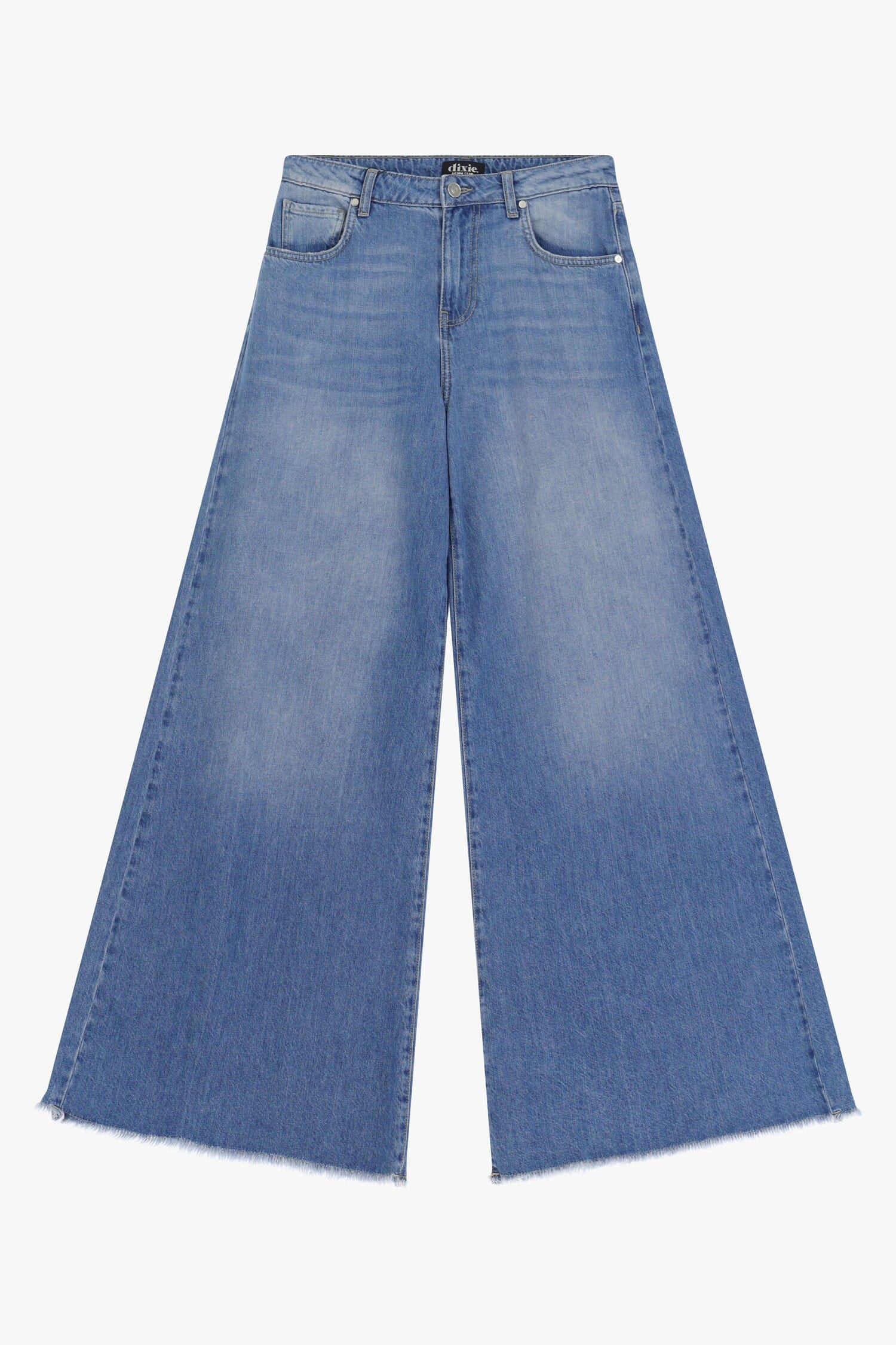 Jeans Ampi Con Orlo Sfrangiato Dixie
