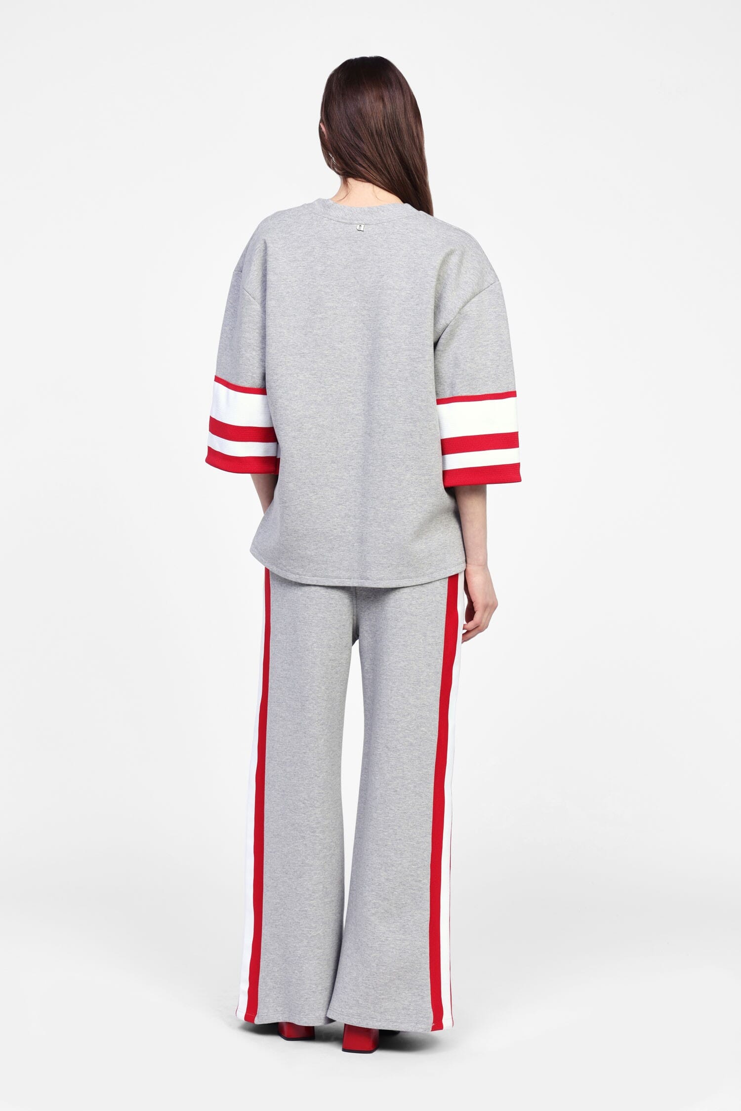 Pantalon baggy avec cordon de serrage et bandes latérales Dixie